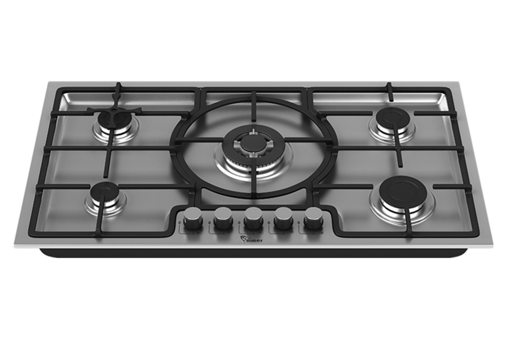 اجاق گاز صفحه ای و رومیزی سیمر S 550 نمای جلو