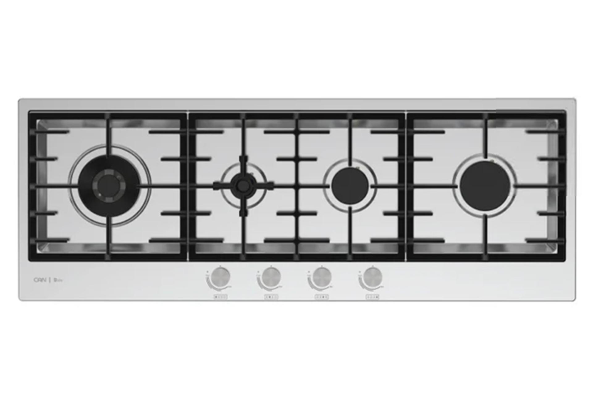 اجاق گاز صفحه ای و رومیزی کن RUBY-S نمای بالا