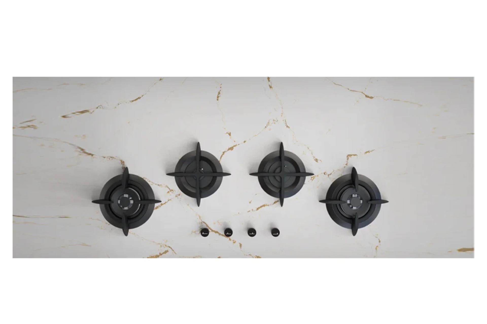 اجاق گاز صفحه ای و رومیزی کن اینفرنو نمای بالا