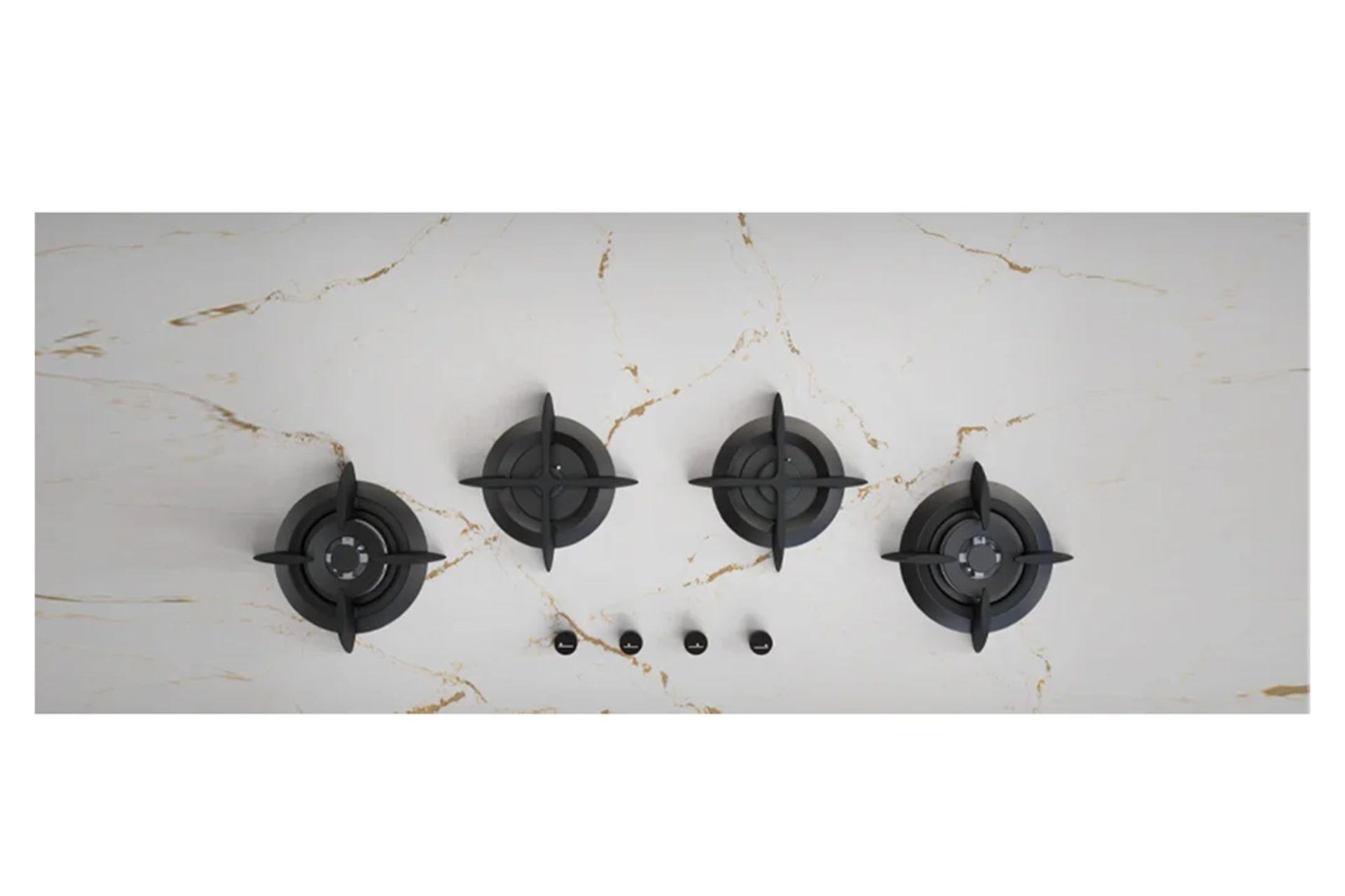 اجاق گاز صفحه ای و رومیزی کن اینفرنو نمای بالا