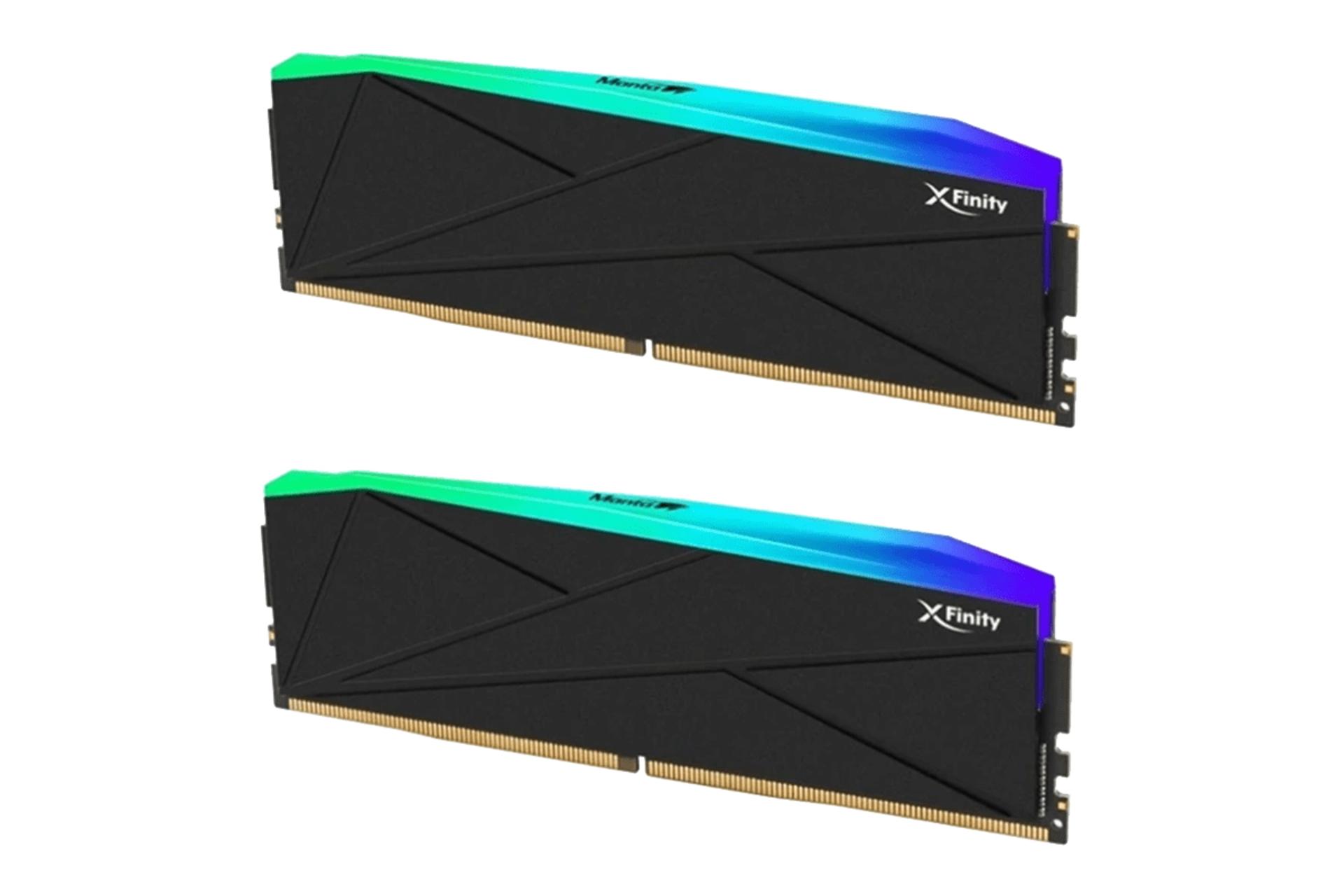 رم وی کالر Manta XFinity RGB ظرفیت 32 گیگابایت (2x16) از نوع DDR5-7200 CL34