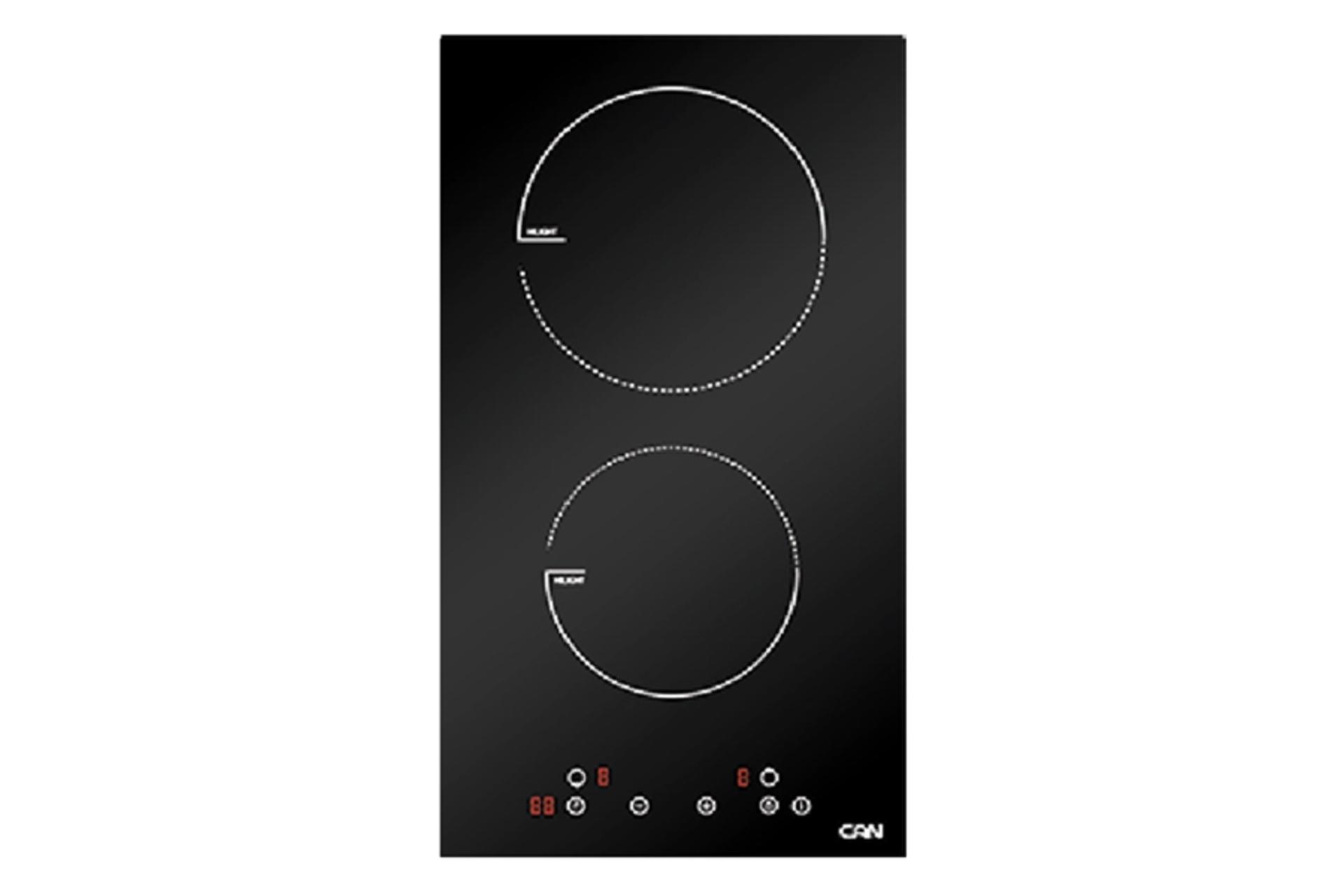 اجاق گاز صفحه ای و رومیزی کن 2202 نمای بالا