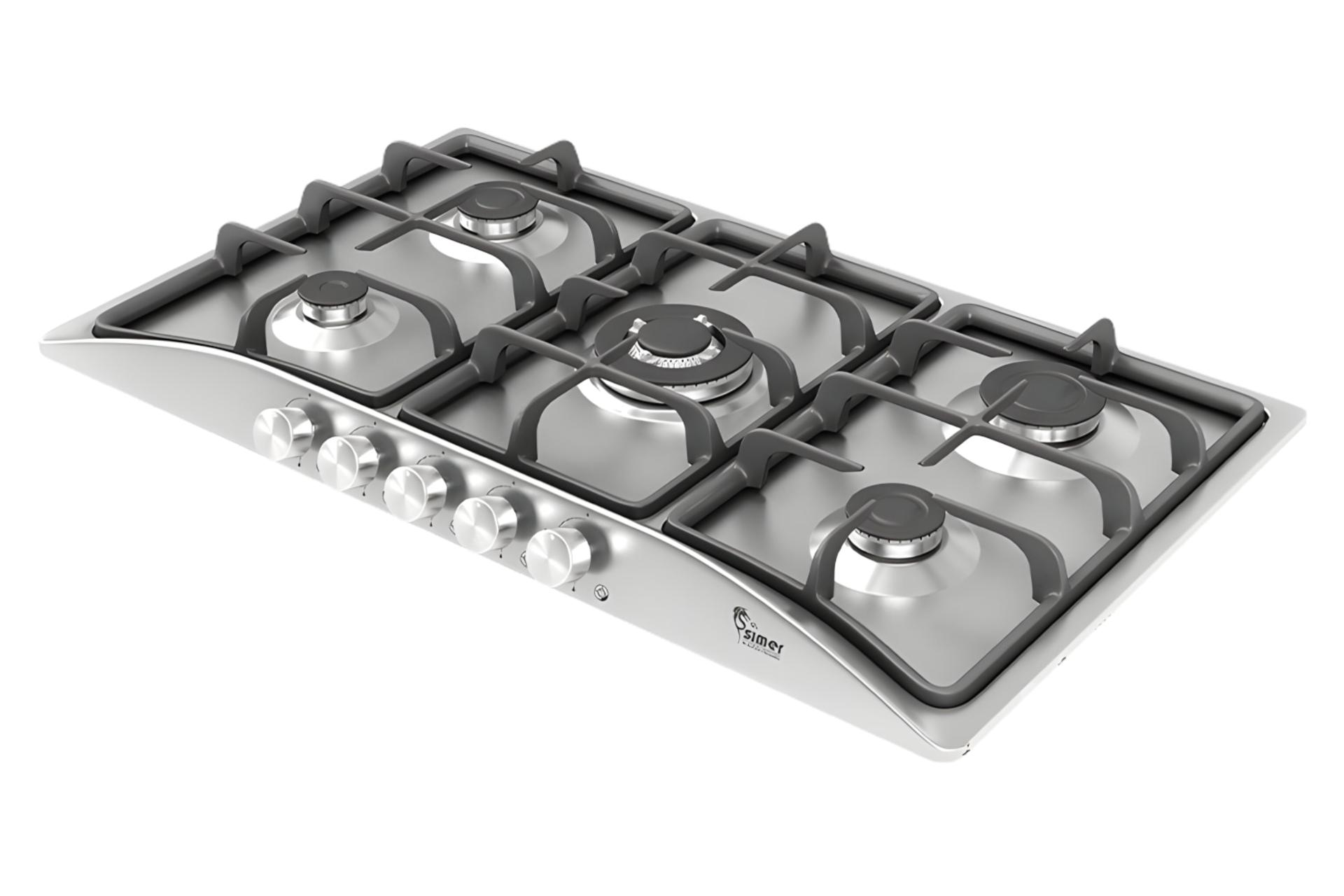 اجاق گاز صفحه ای و رومیزی سیمر Simer S 544 نمای راست