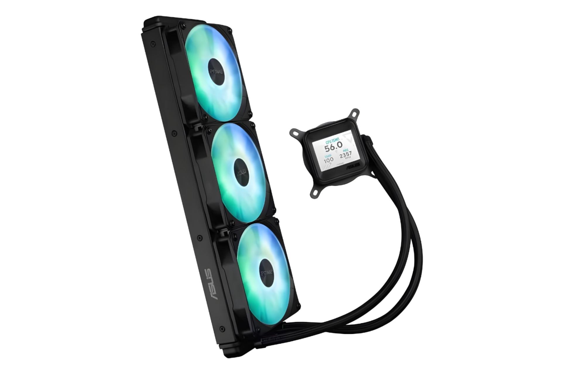 خنک کننده مایع ایسوس ASUS Prime LC 360 ARGB LCD نمای جانبی
