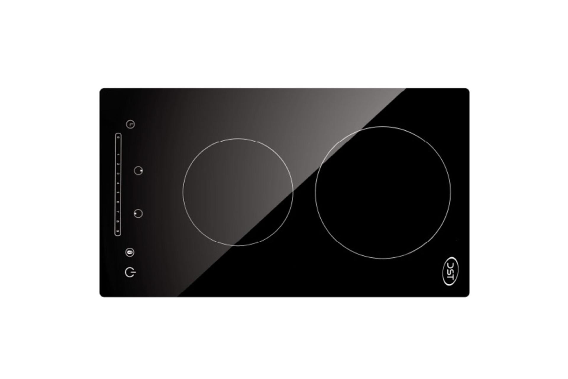 اجاق گاز صفحه ای و رومیزی دی اس تی T2V-01 نمای بالا