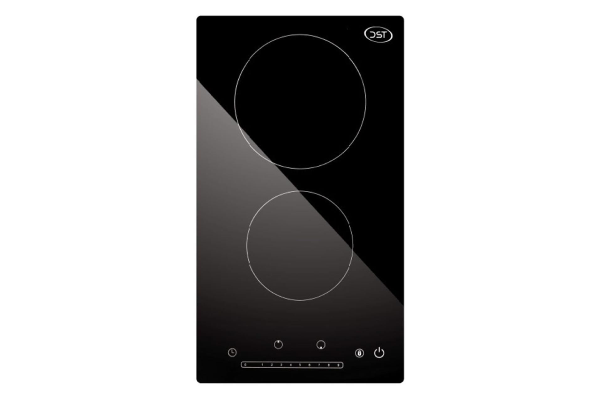 اجاق گاز صفحه ای و رومیزی دی اس تی T2V-01 رنگ مشکی