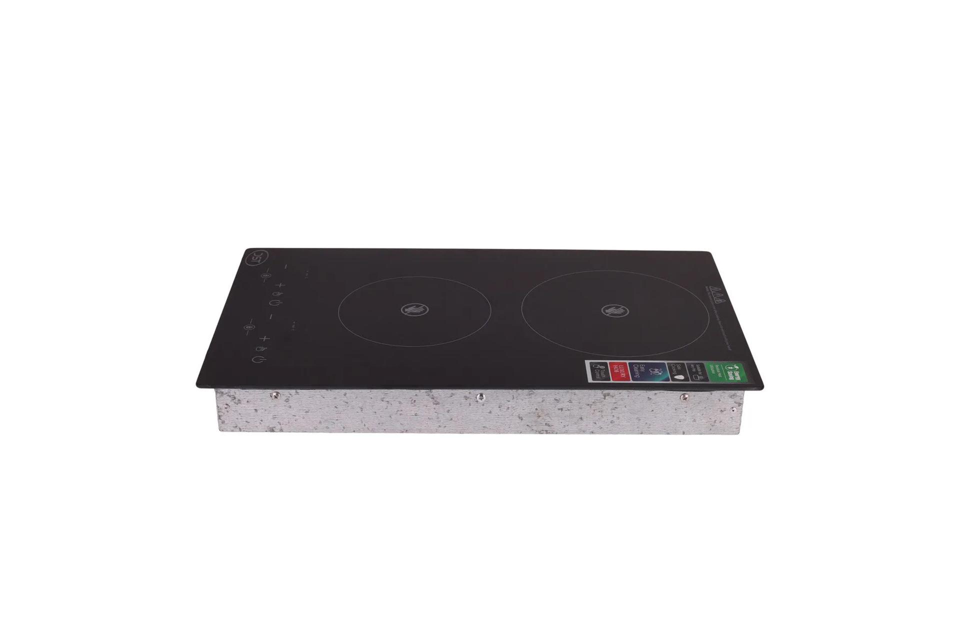 اجاق گاز صفحه ای و رومیزی دی اس تی T2V-02 نمای جلو