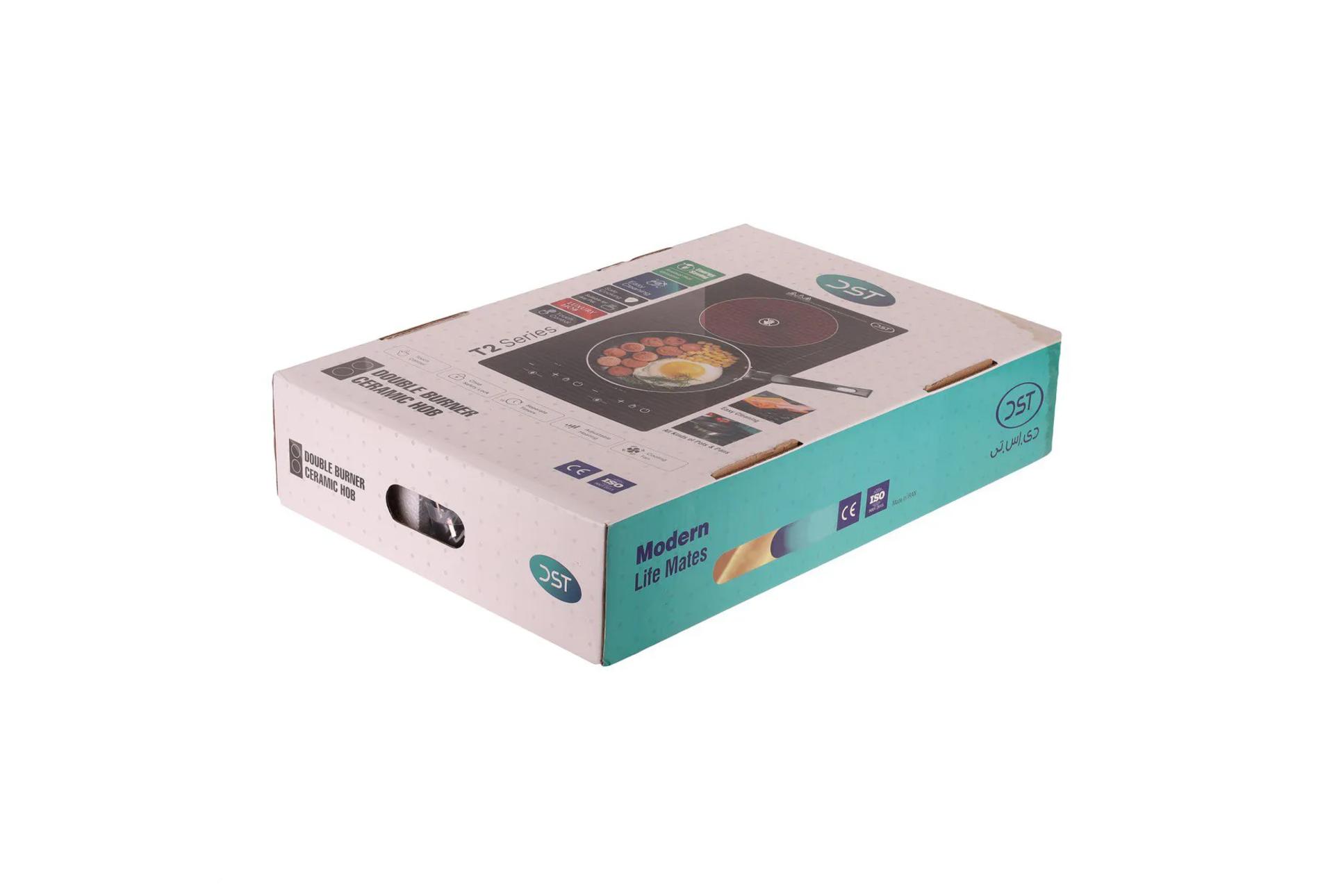 جعبه اجاق گاز صفحه ای و رومیزی دی اس تی T2V-02