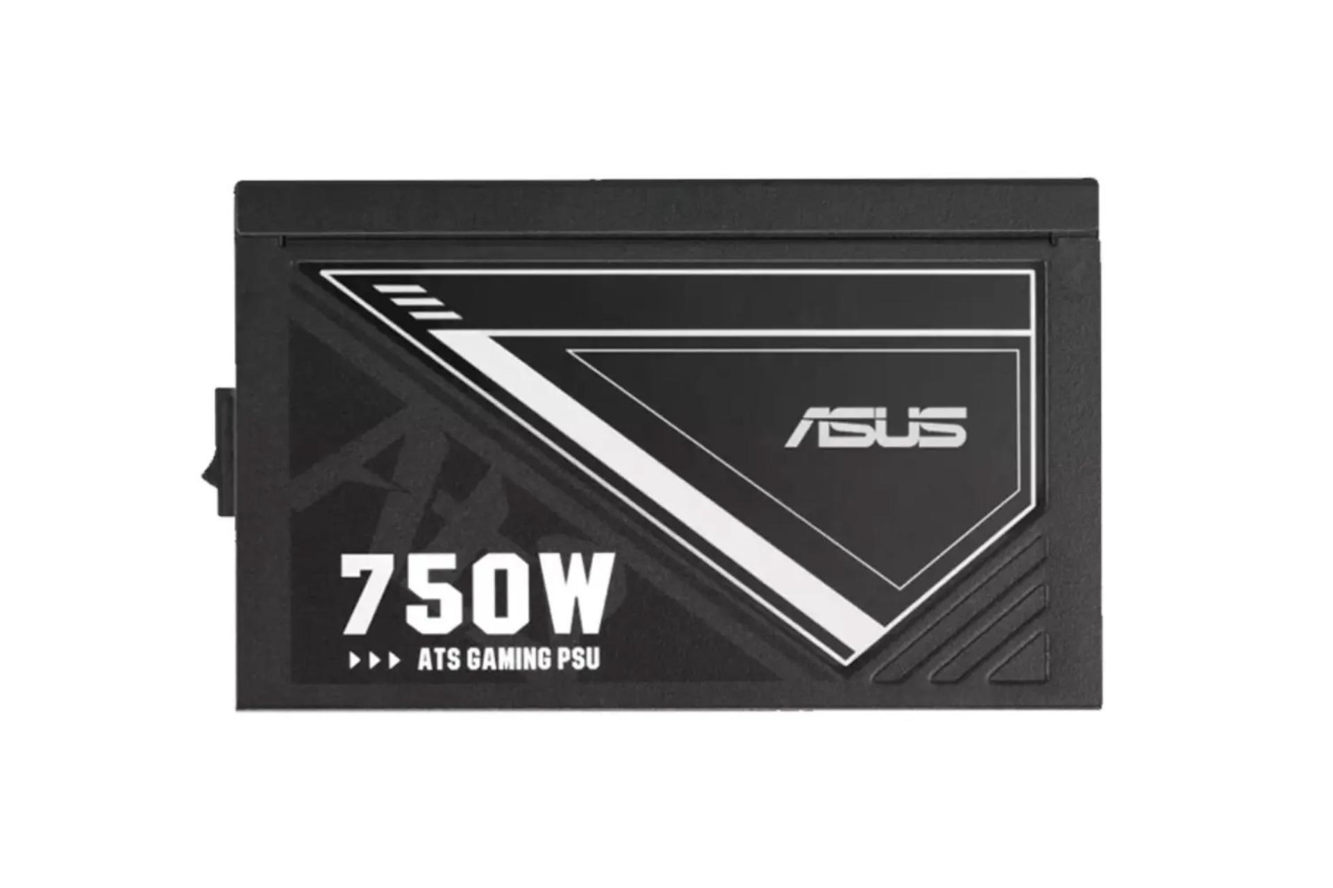 نمای کنار پاور کامپیوتر ایسوس 750W-ATS Gold با توان 750 وات