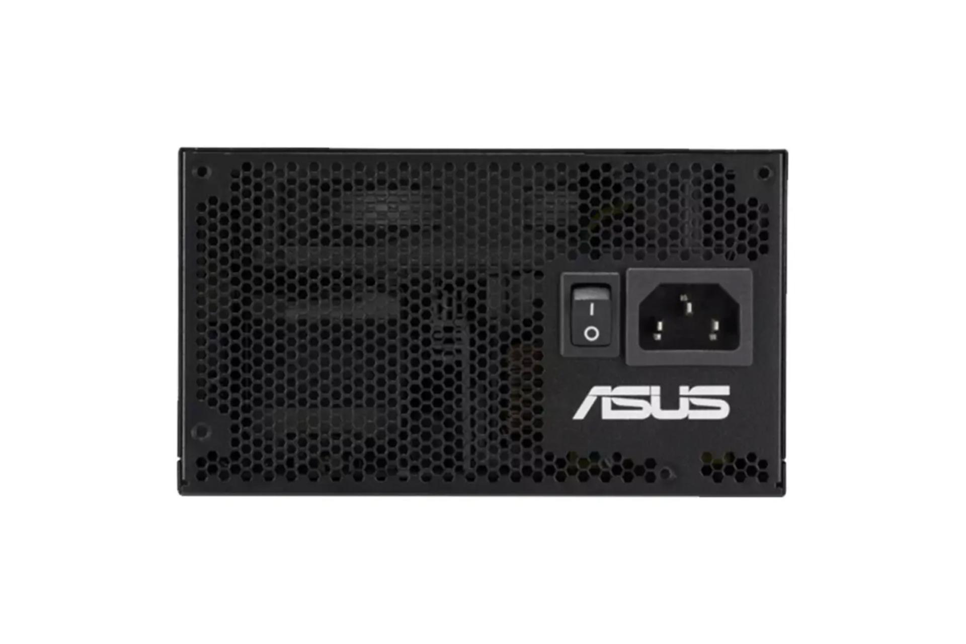 نمای پشت پاور کامپیوتر ایسوس 750W-ATS Gold با توان 750 وات