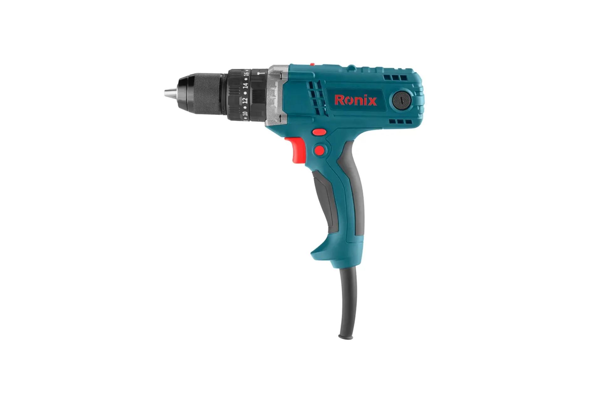 نمای کنار دریل پیچ گوشتی برقی رونیکس 2520