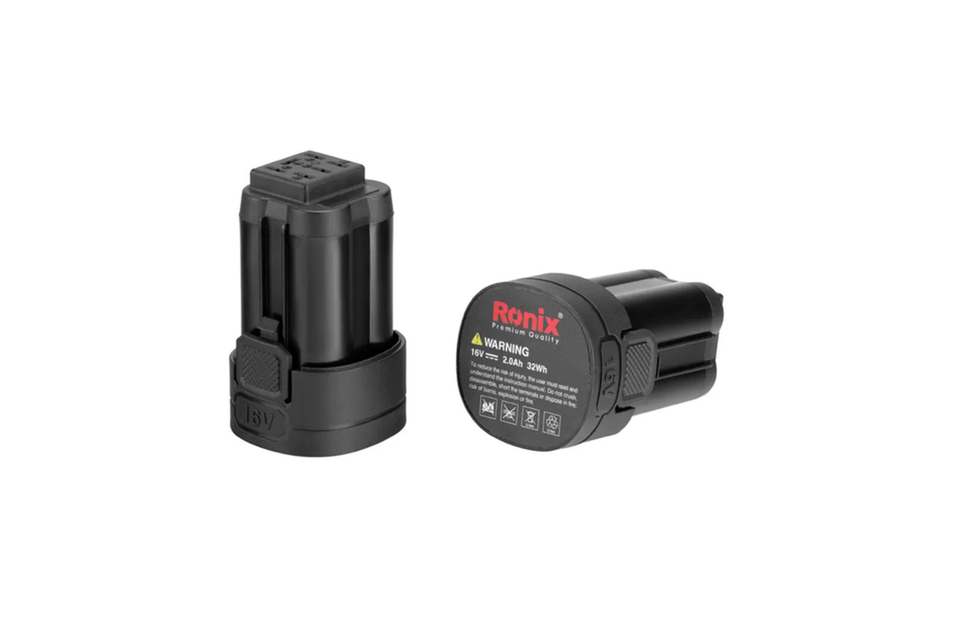  اقلام همراه دریل پیچ گوشتی شارژی رونیکس 8669