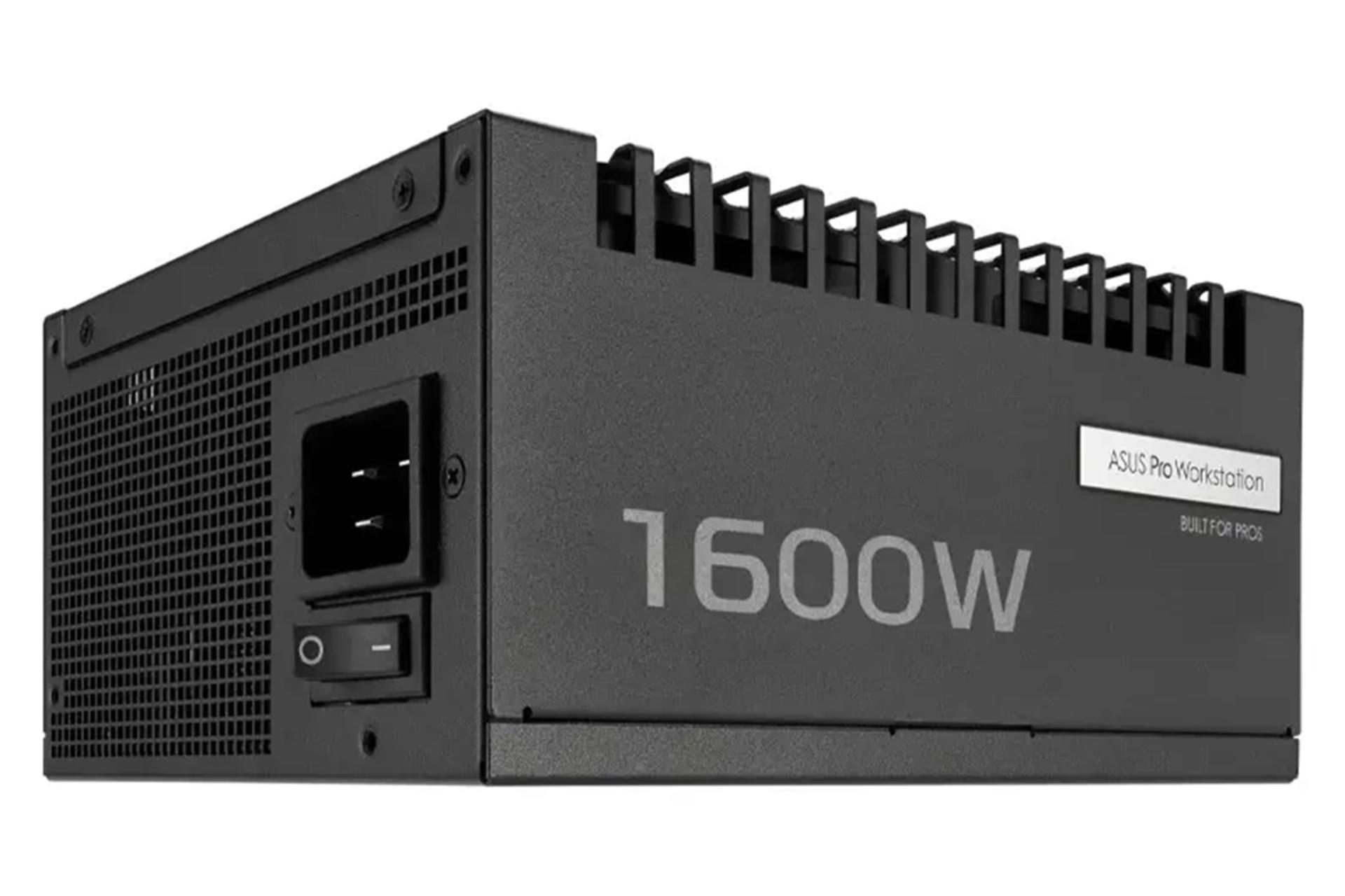 پاور کامپیوتر ایسوس Pro WS 1600W Platinum با توان 1600 وات