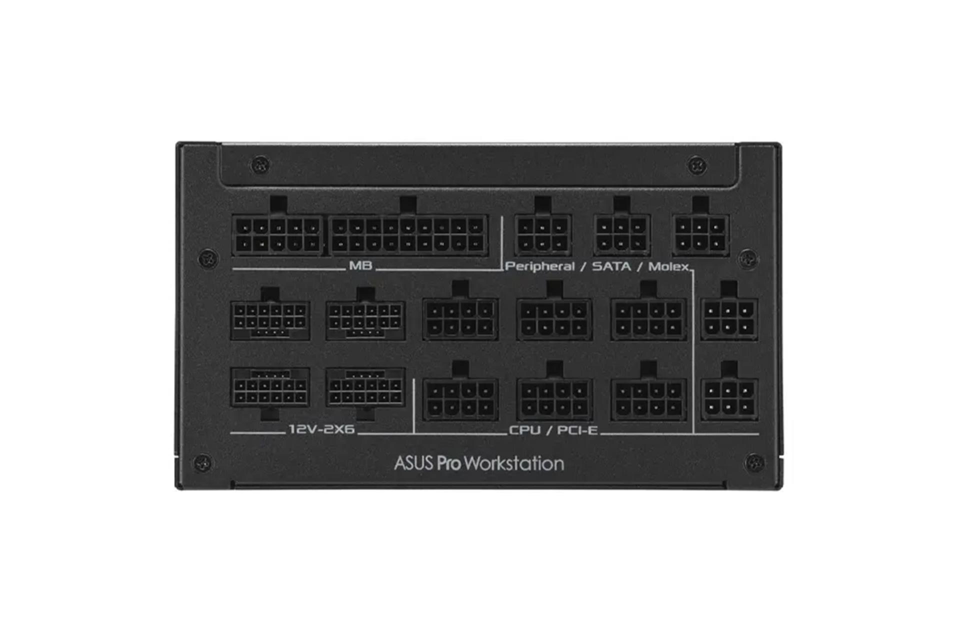 کانکتور پاور کامپیوتر ایسوس Pro WS 1600W Platinum با توان 1600 وات