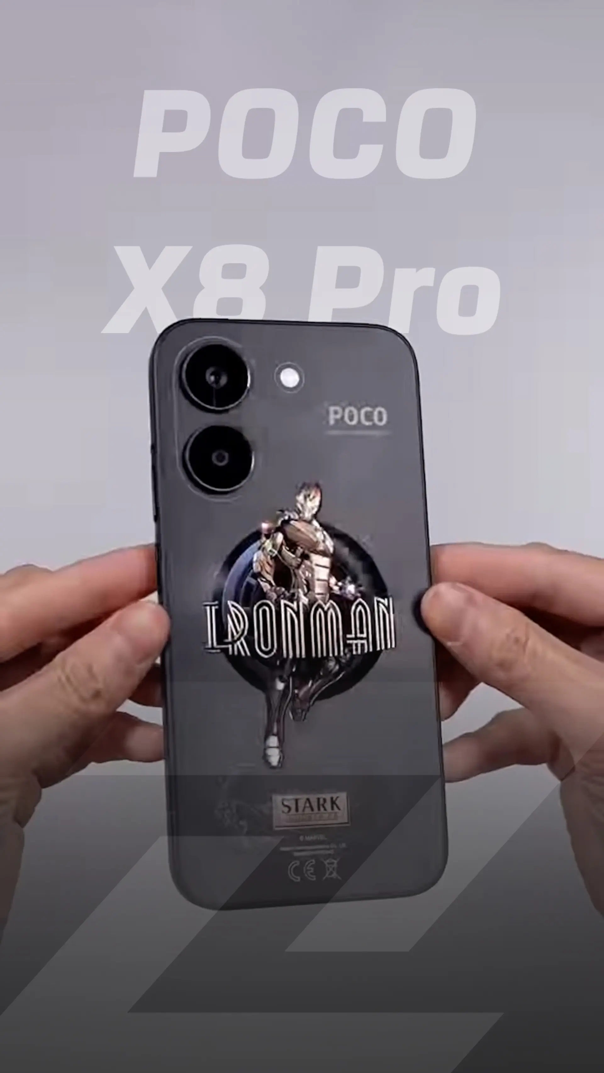 جعبه‌گشایی پوکو X8 Pro نسخه IRON MAN