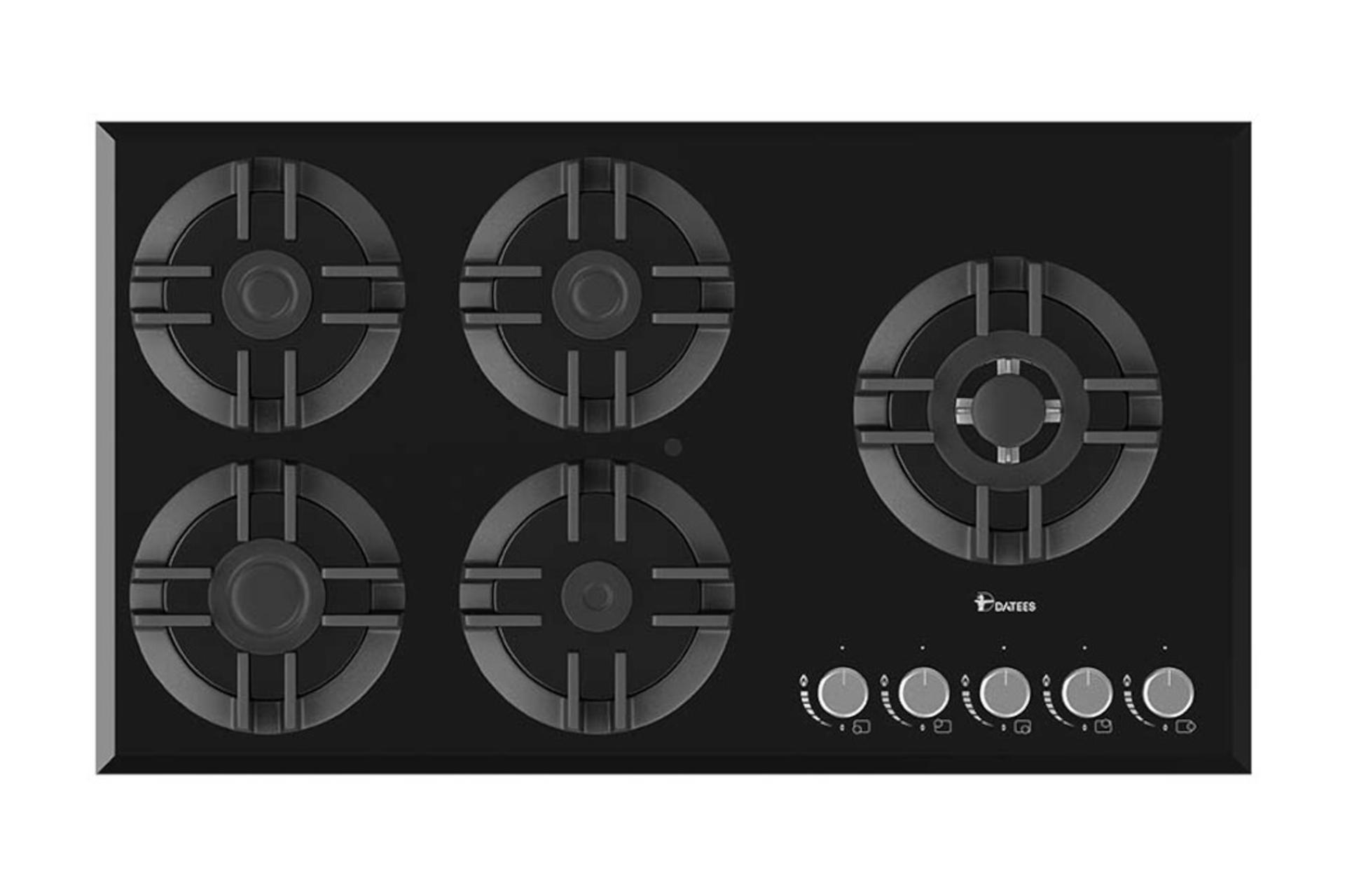 اجاق گاز صفحه‌ای داتیس Datees DG-593 مشکی از نمای بالا