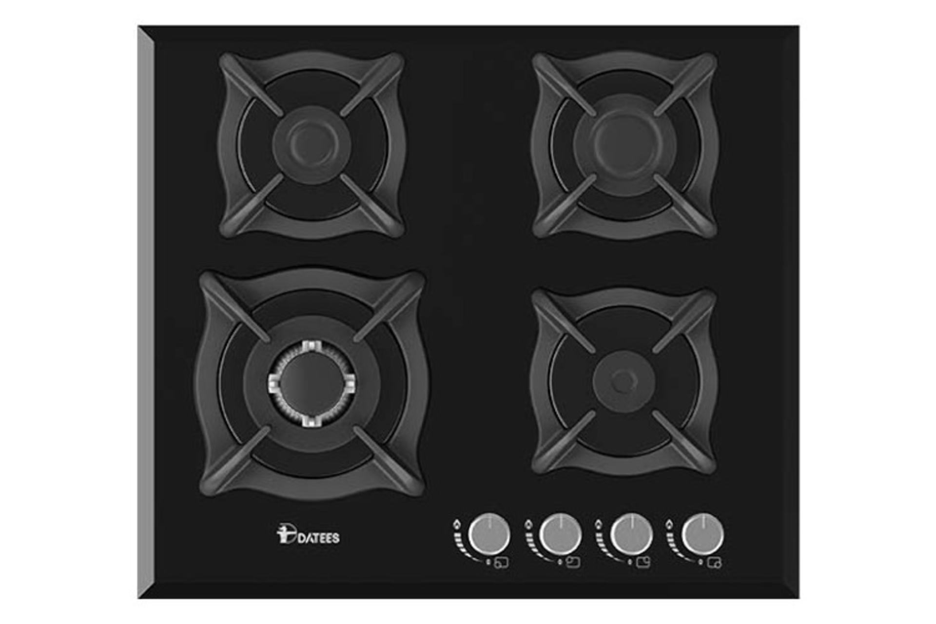 اجاق گاز صفحه‌ای داتیس Datees DG-402 مشکی از نمای بالا