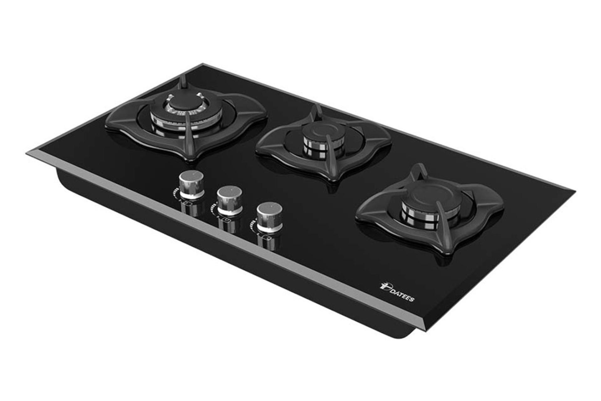 سمت راست اجاق گاز صفحه‌ای داتیس Datees DG-302 مشکی