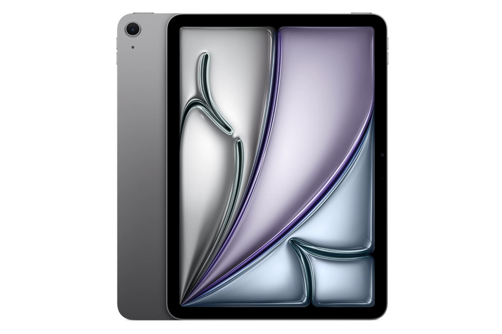 پنل جلو و پشت تبلت آیپد ایر 11 اپل نسخه 2026 خاکستری / Apple iPad Air 11 2026