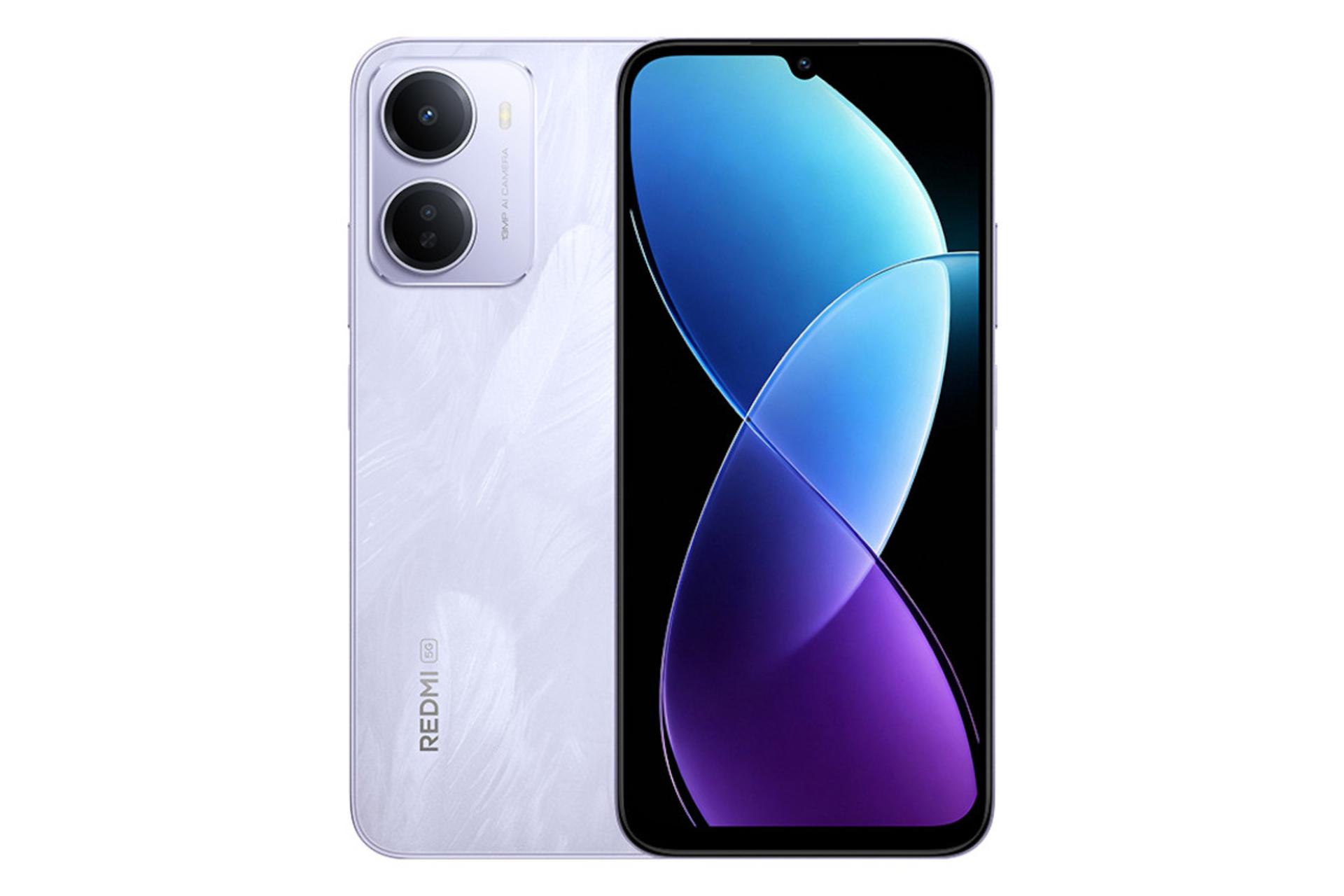 پنل جلو و پشت گوشی موبایل ردمی R70 شیائومی 5G ارغوانی / Xiaomi Redmi R70 5G