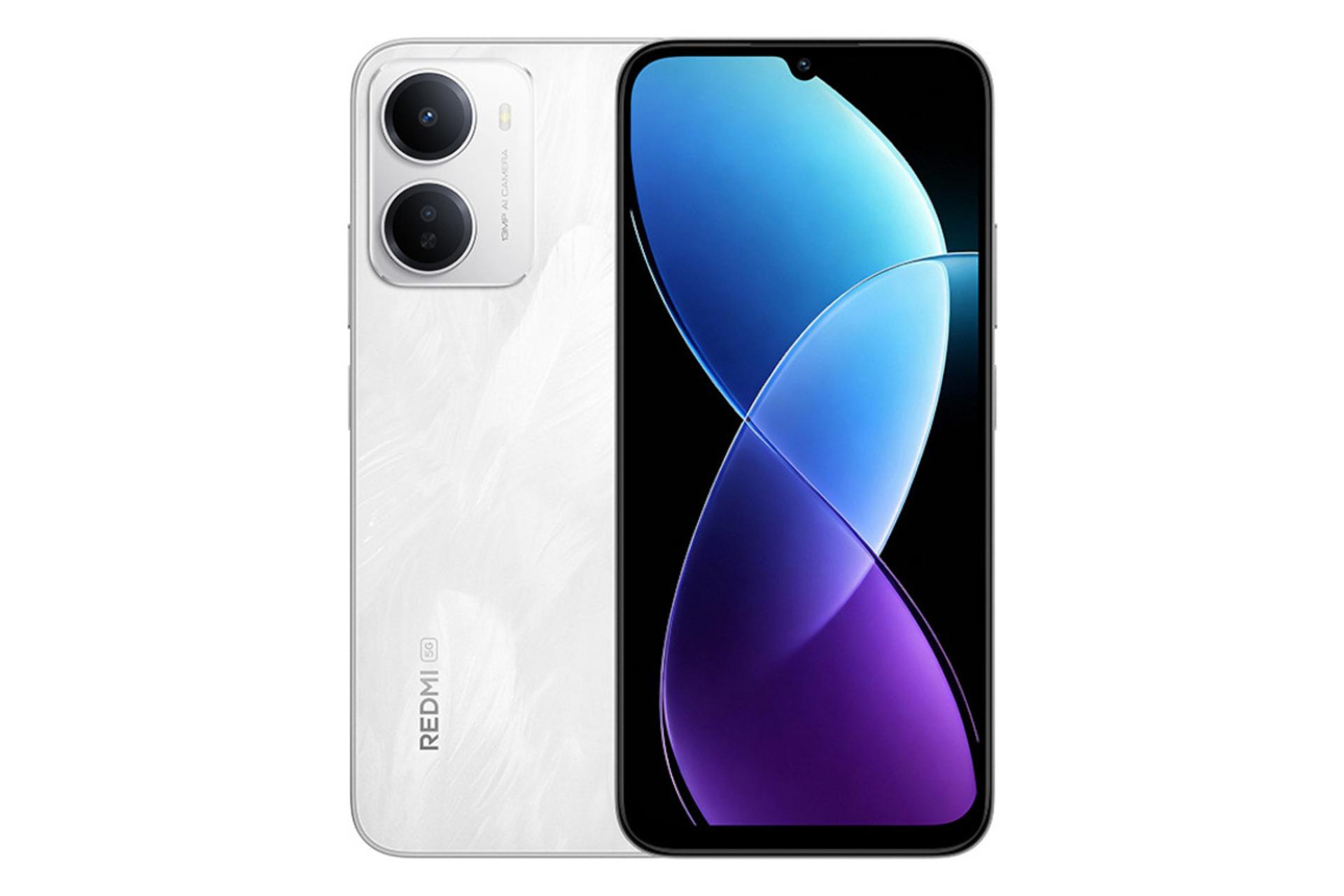 پنل جلو و پشت گوشی موبایل ردمی R70 شیائومی 5G سفید / Xiaomi Redmi R70 5G