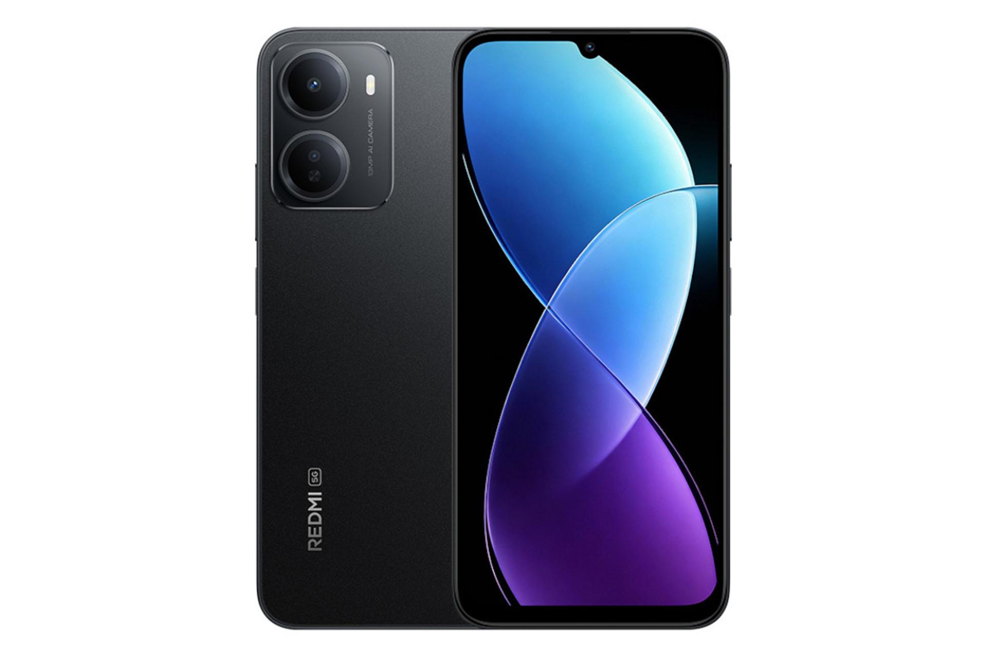 پنل جلو و پشت گوشی موبایل ردمی R70 شیائومی 5G مشکی / Xiaomi Redmi R70 5G