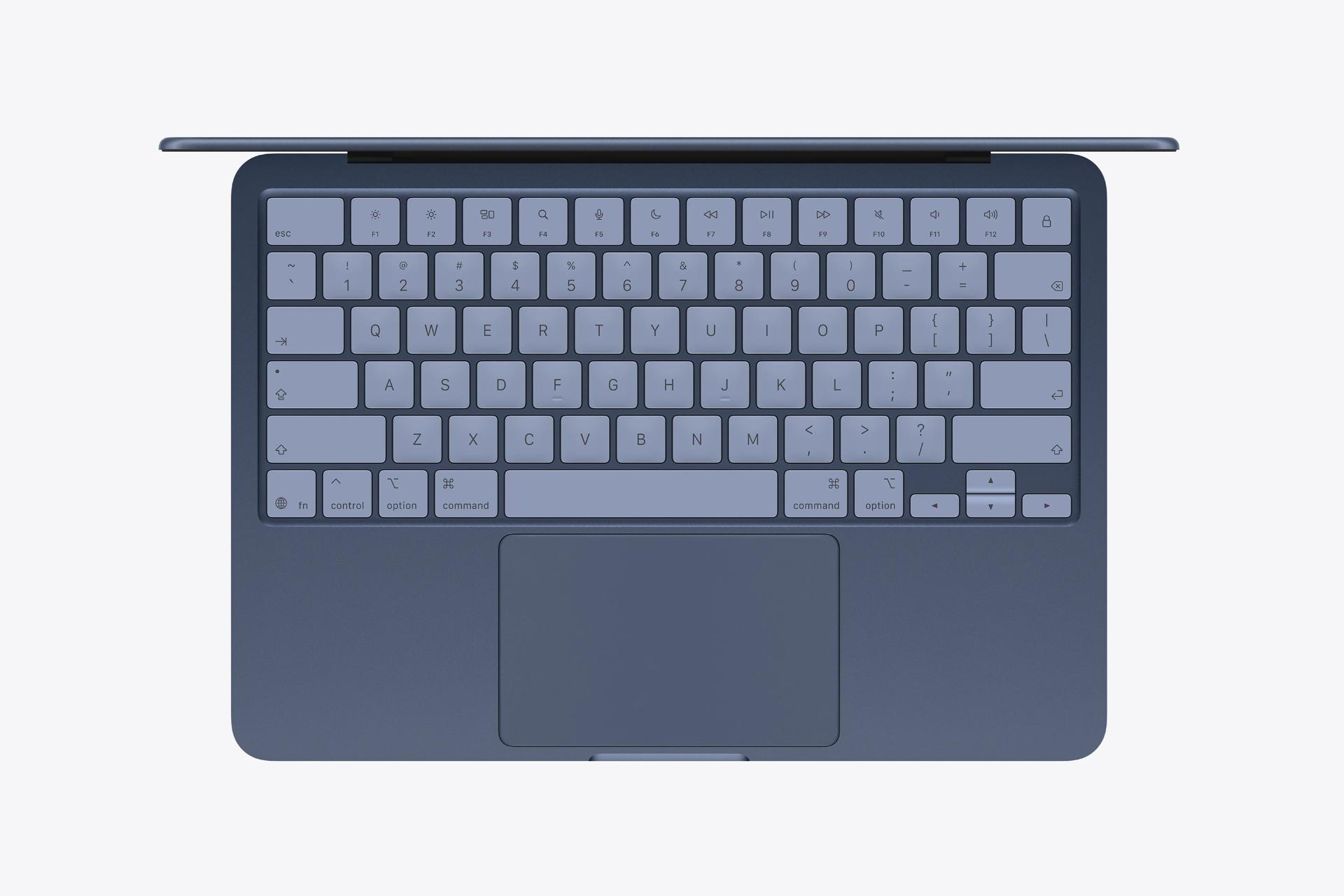 لپ تاپ اپل مک بوک نئو Apple MacBook Neo 2026 نمای کیبورد