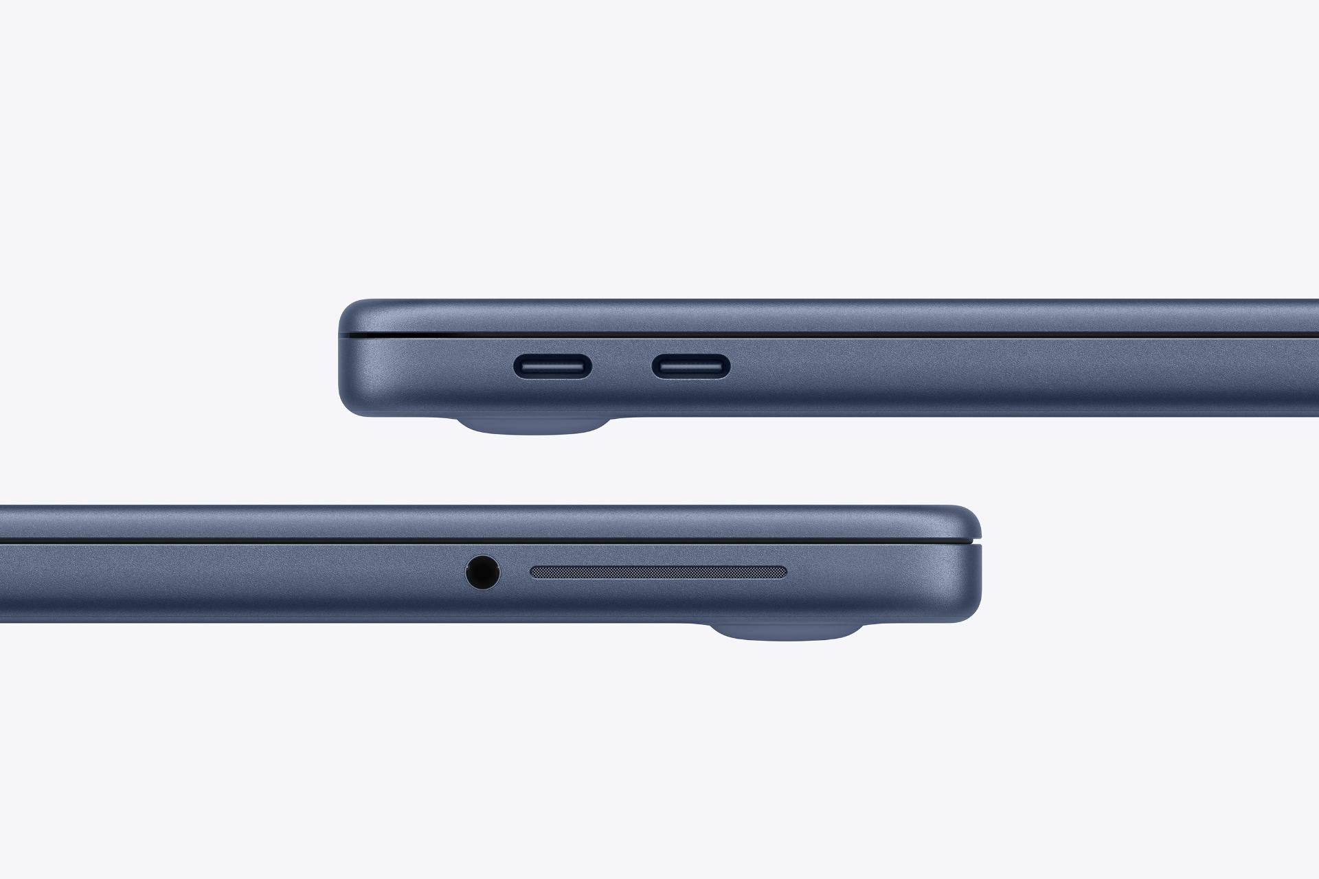 لپ تاپ اپل مک بوک نئو Apple MacBook Neo 2026 نمای جانبی و درگاه ها