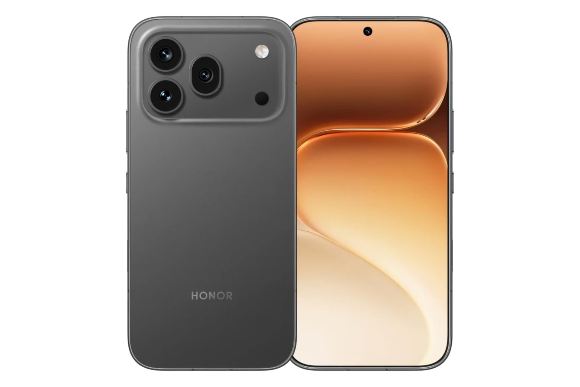 پنل جلو و پشت گوشی موبایل آنر 600 پرو مشکی / HONOR 600 Pro