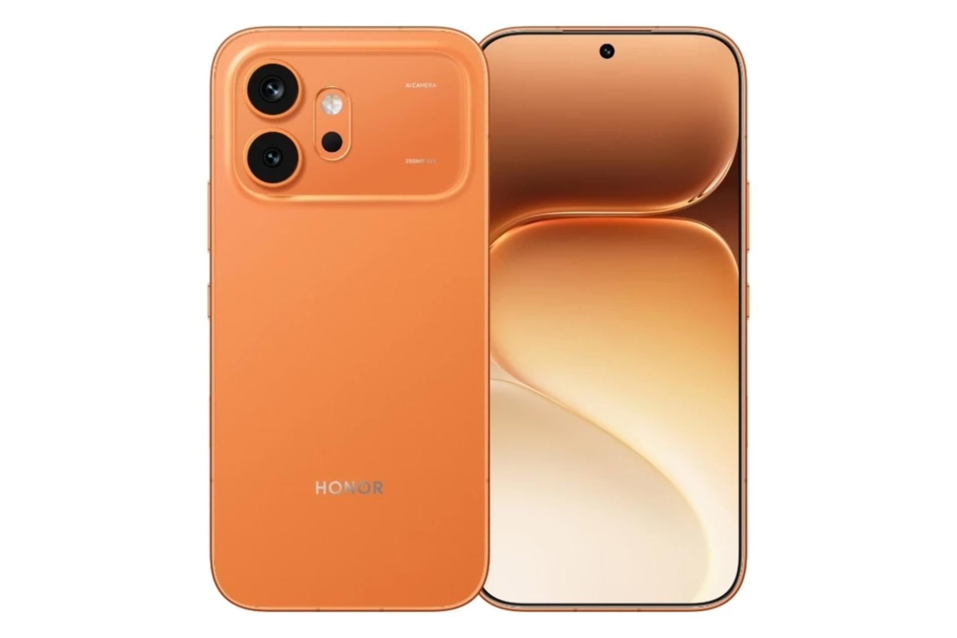 پنل جلو و پشت گوشی موبایل آنر 600 نارنجی / HONOR 600