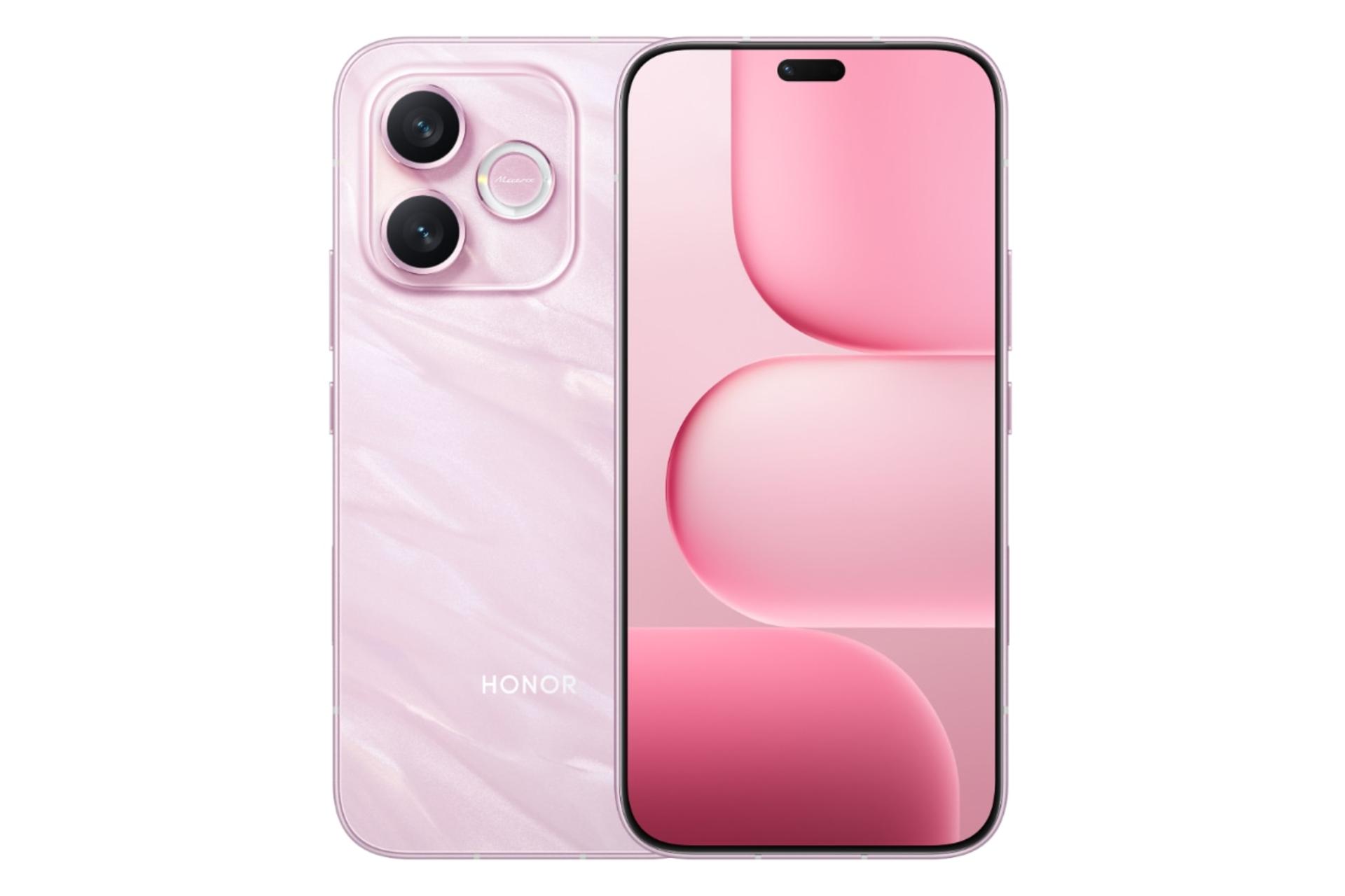 پنل جلو و پشت گوشی موبایل آنر X80i صورتی / HONOR X80i