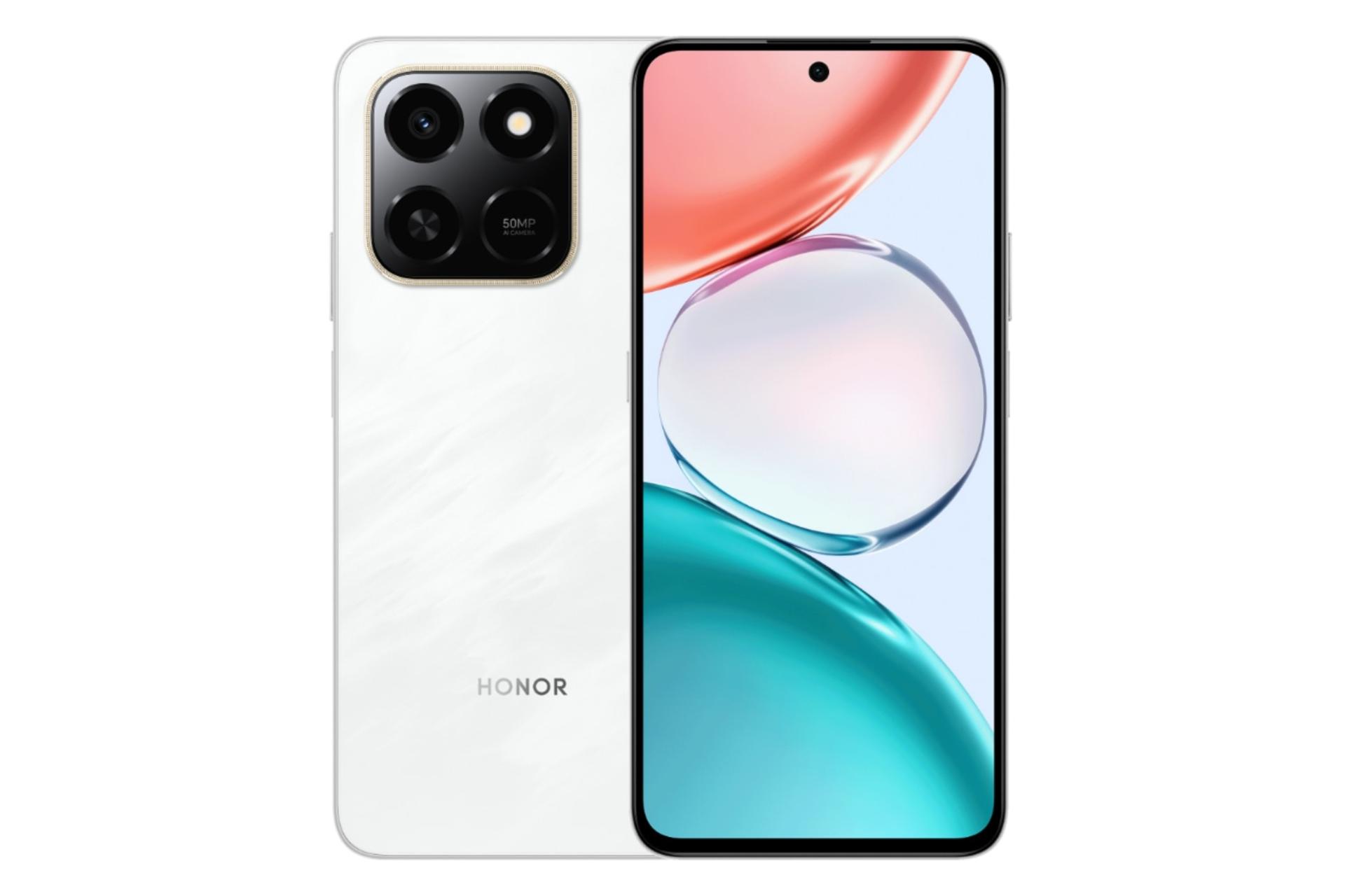 پنل جلو و پشت گوشی موبایل آنر پلی 80 پرو سفید / HONOR Play 80 Pro