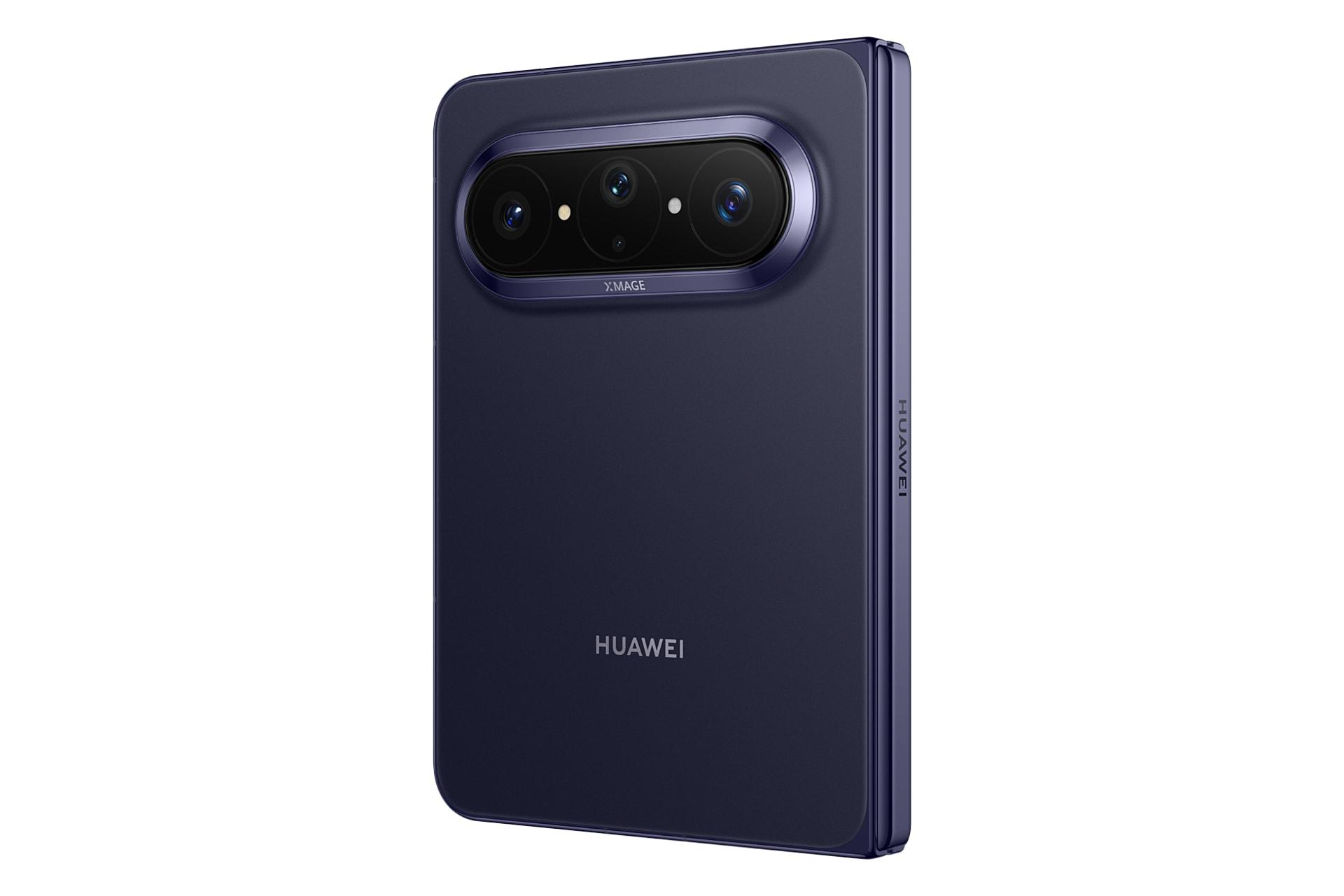 پنل پشت و چینش دوربین گوشی موبایل پیورا ایکس مکس هواوی مشکی / Huawei Pura X Max