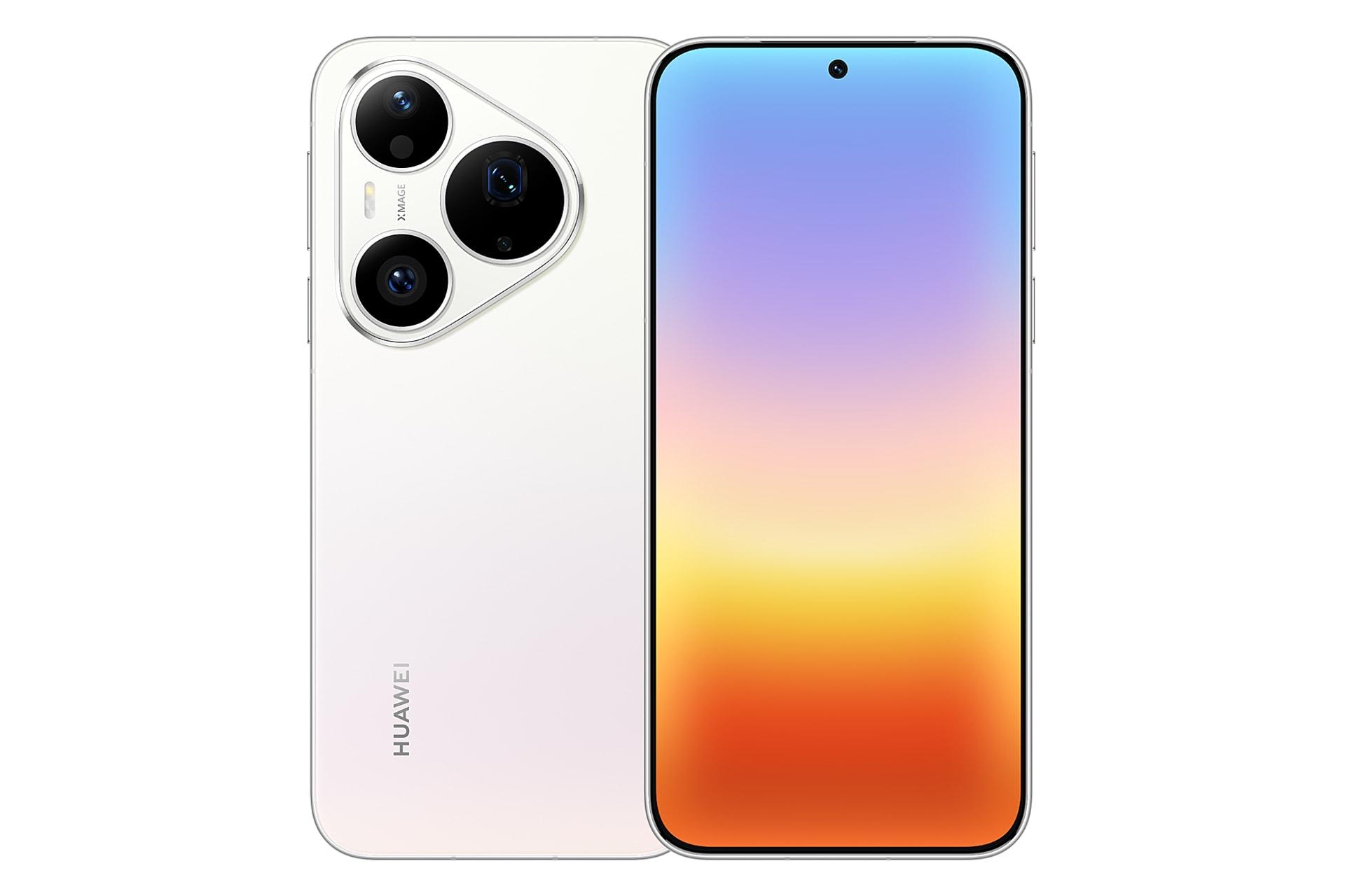 پنل جلو و پشت گوشی موبایل پیورا 90 پرو هواوی سفید / Huawei Pura 90 Pro