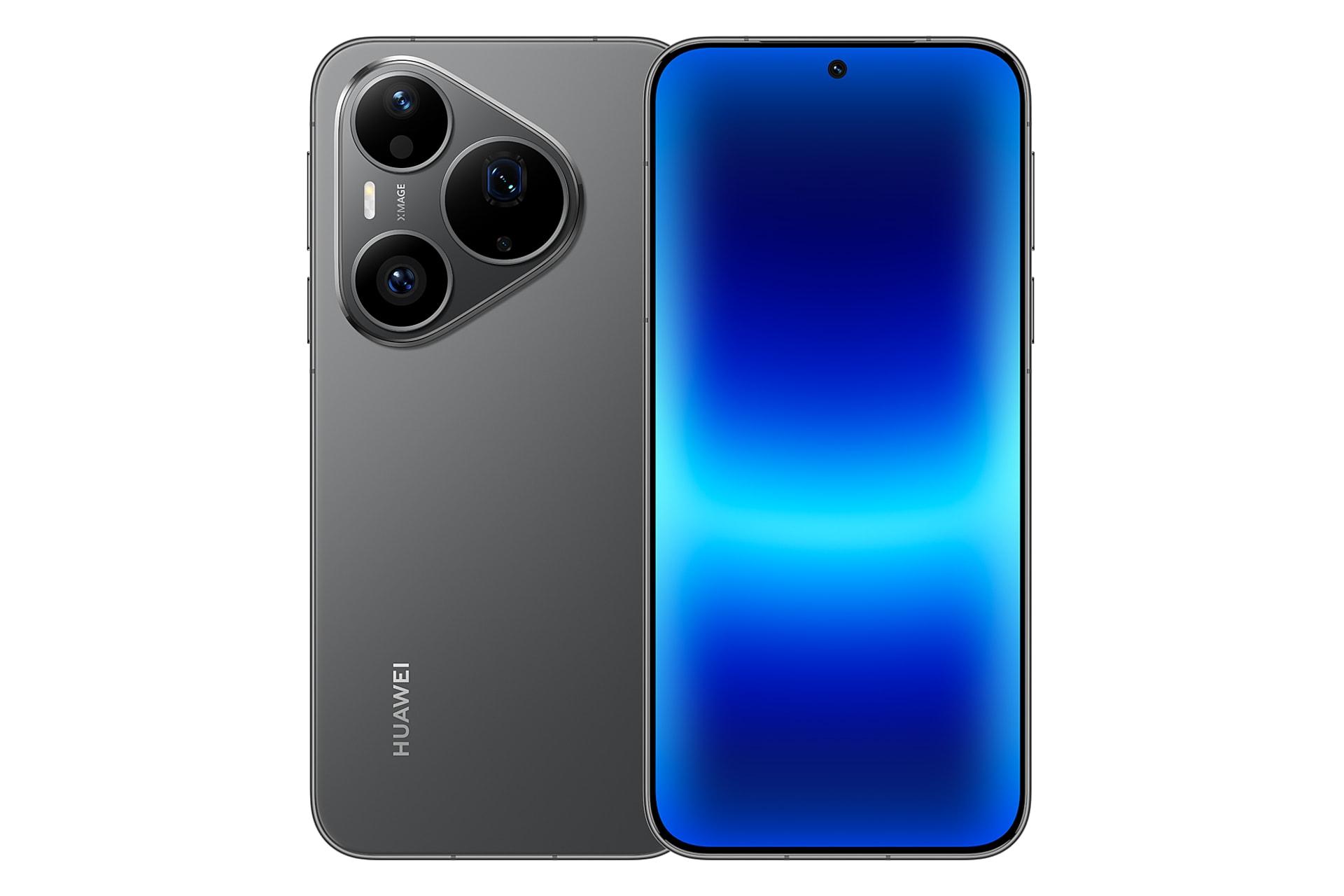 پنل جلو و پشت گوشی موبایل پیورا 90 پرو هواوی مشکی / Huawei Pura 90 Pro