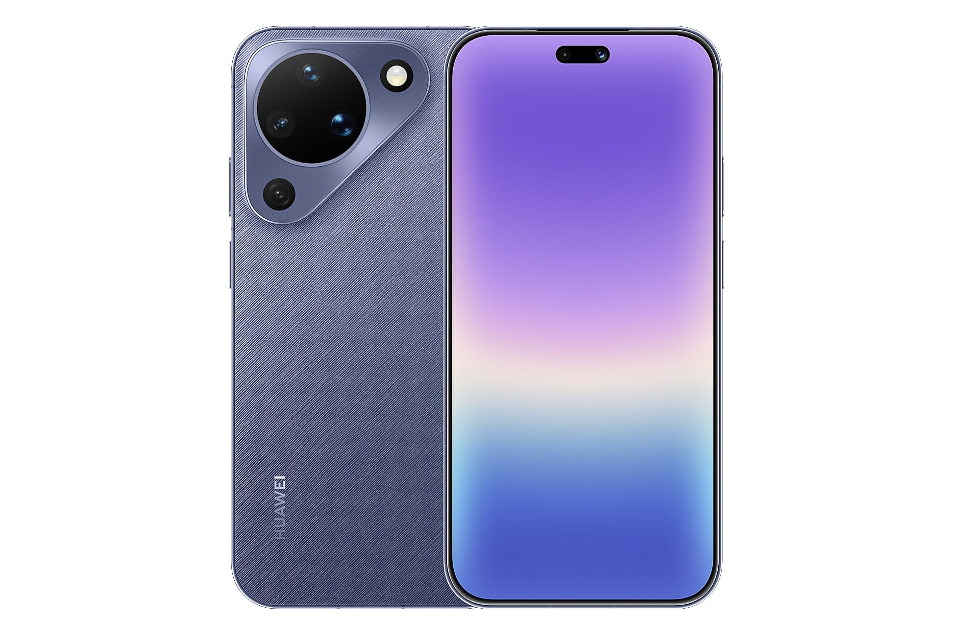 پنل جلو و پشت گوشی موبایل پیورا 90 هواوی بنفش / Huawei Pura 90