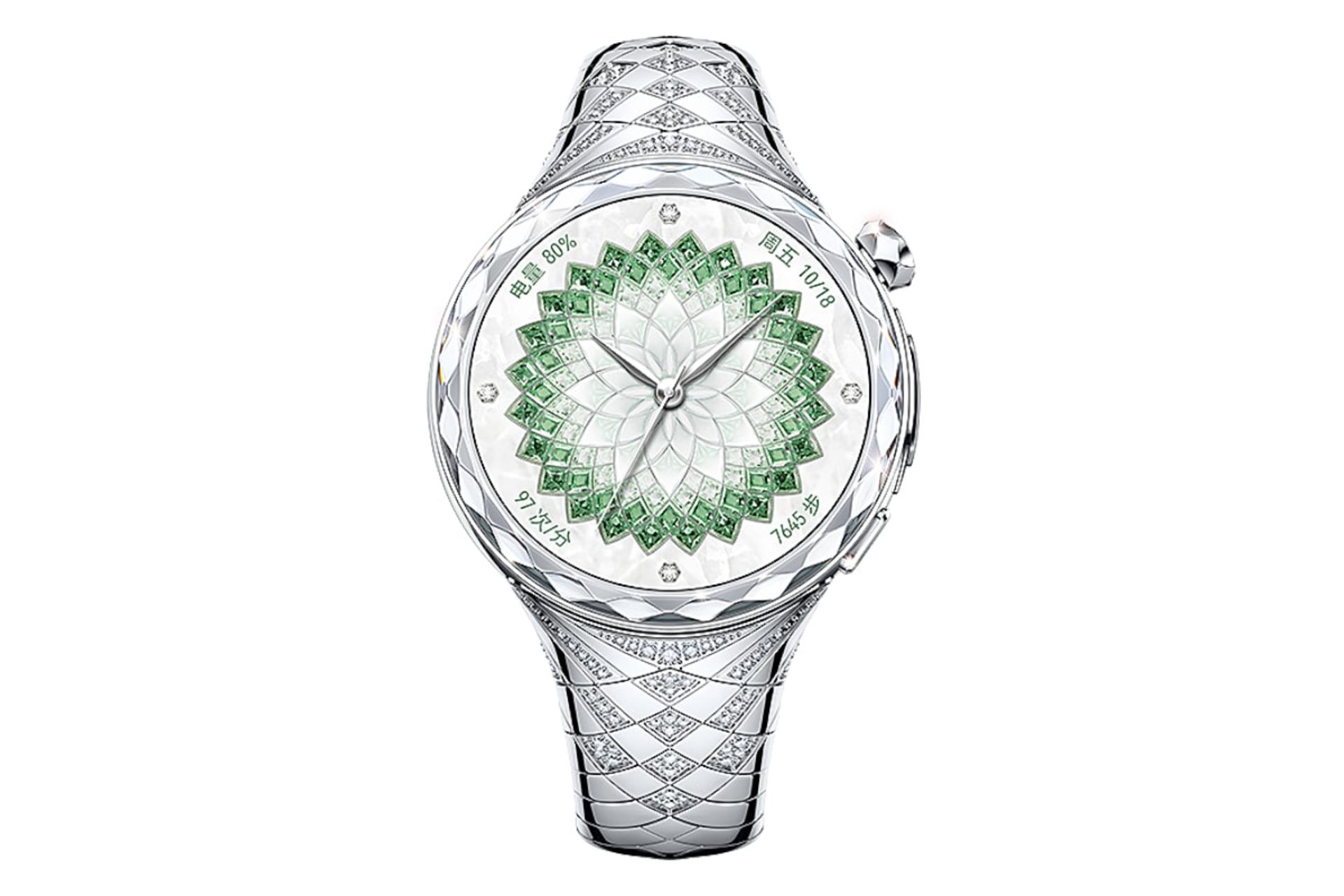 ساعت هوشمند هواوی واچ Huawei Watch Ultimate Star Diamond Edition از نمای روبرو