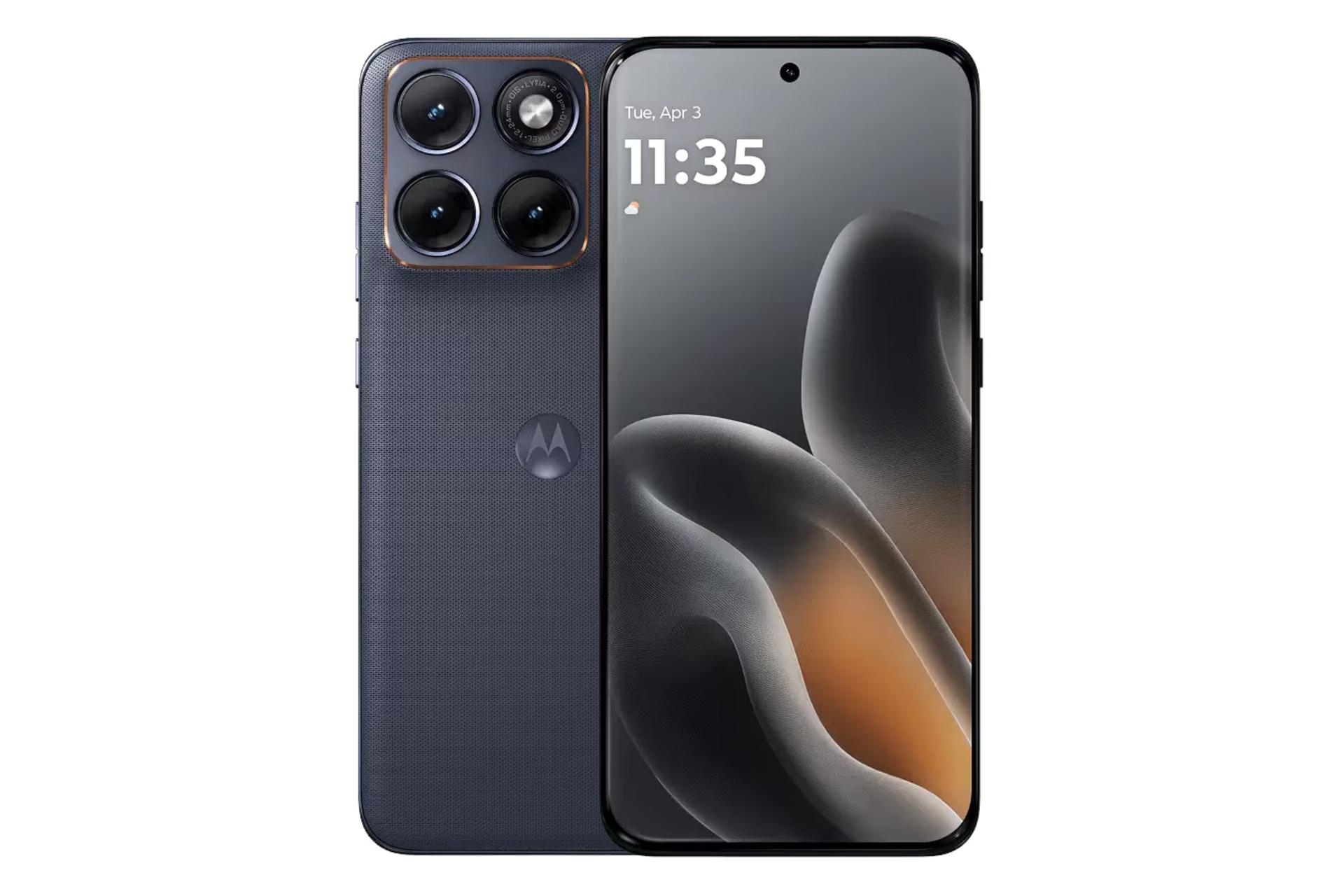 پنل جلو و پشت گوشی موبایل موتورولا اج 70 فیوژن مشکی / Motorola Edge 70 Fusion