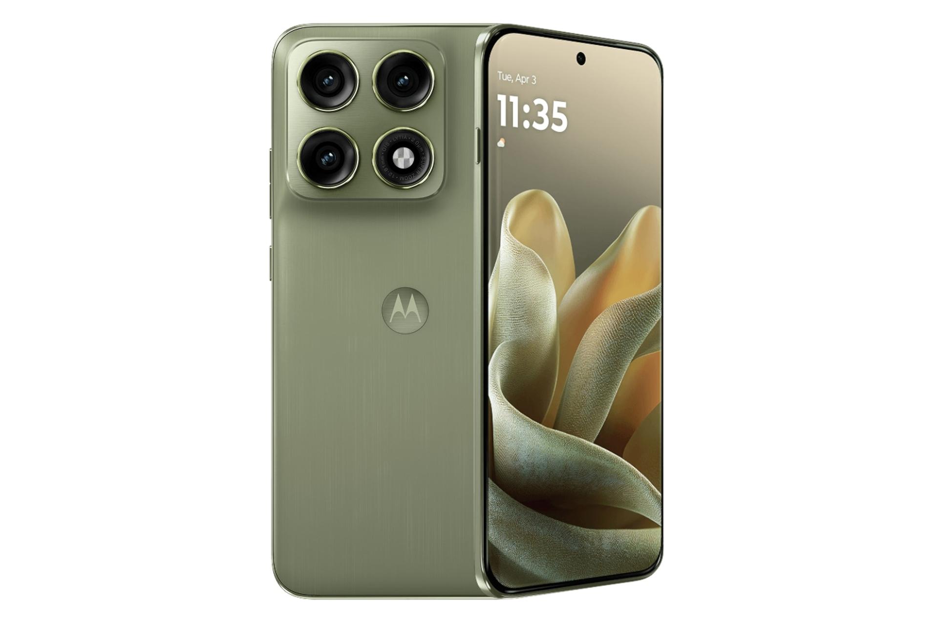 پنل جلو و پشت گوشی موبایل موتورولا اج 70 پرو سبز / Motorola Edge 70 Pro