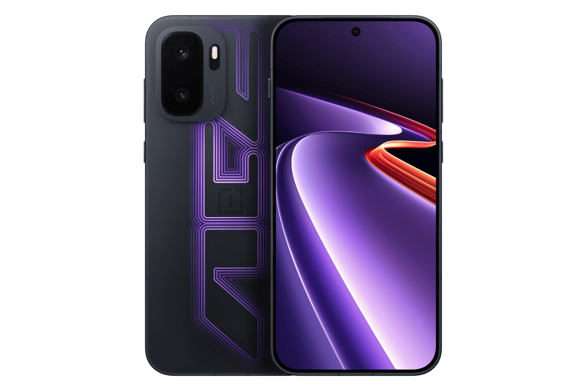 پنل جلو و پشت گوشی موبایل وان پلاس Ace 6 اولترا مشکی / OnePlus Ace 6 Ultra