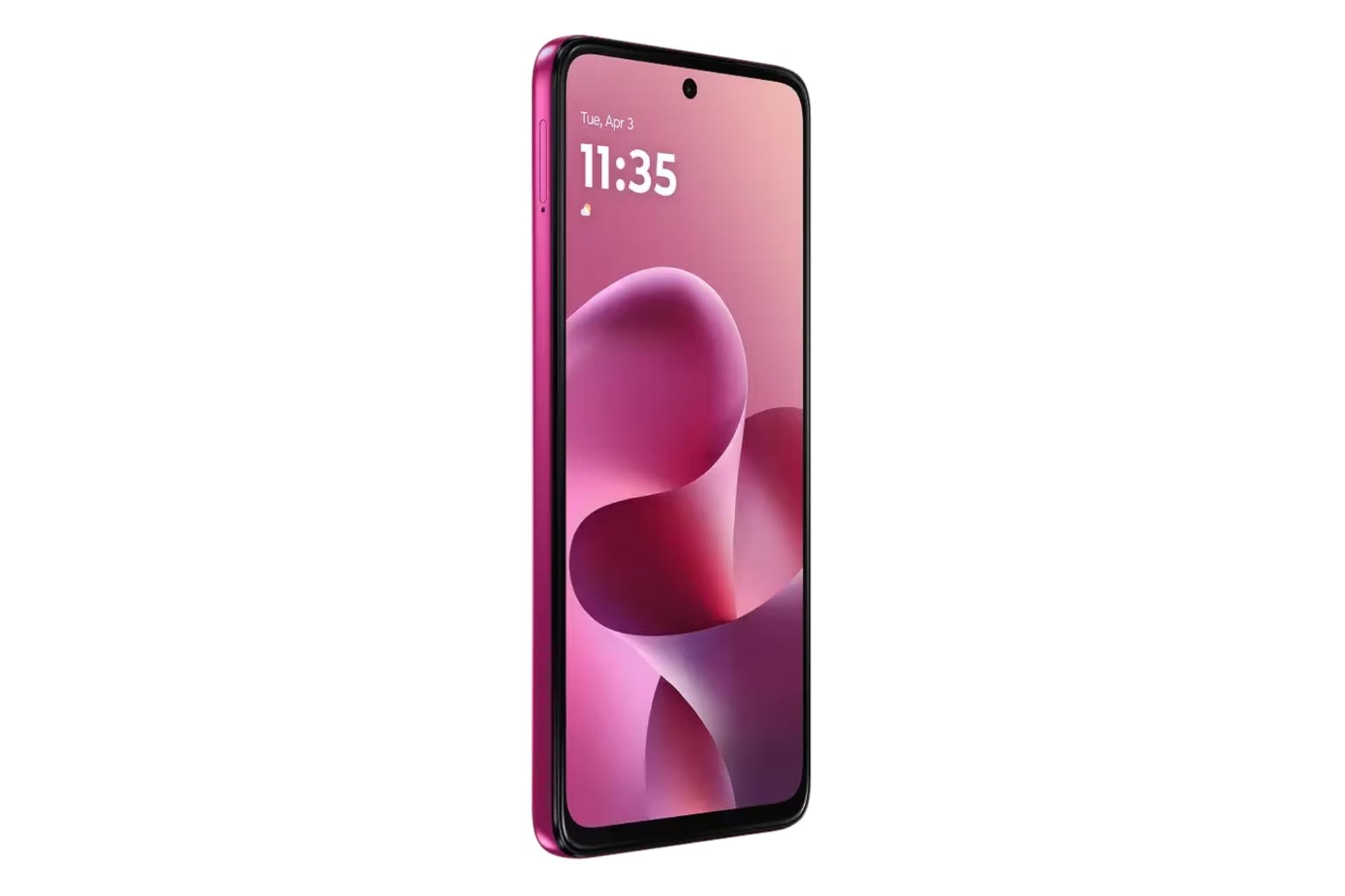پنل جلو و صفحه نمایش گوشی موبایل موتو G37 موتورولا قرمز / Motorola Moto G37
