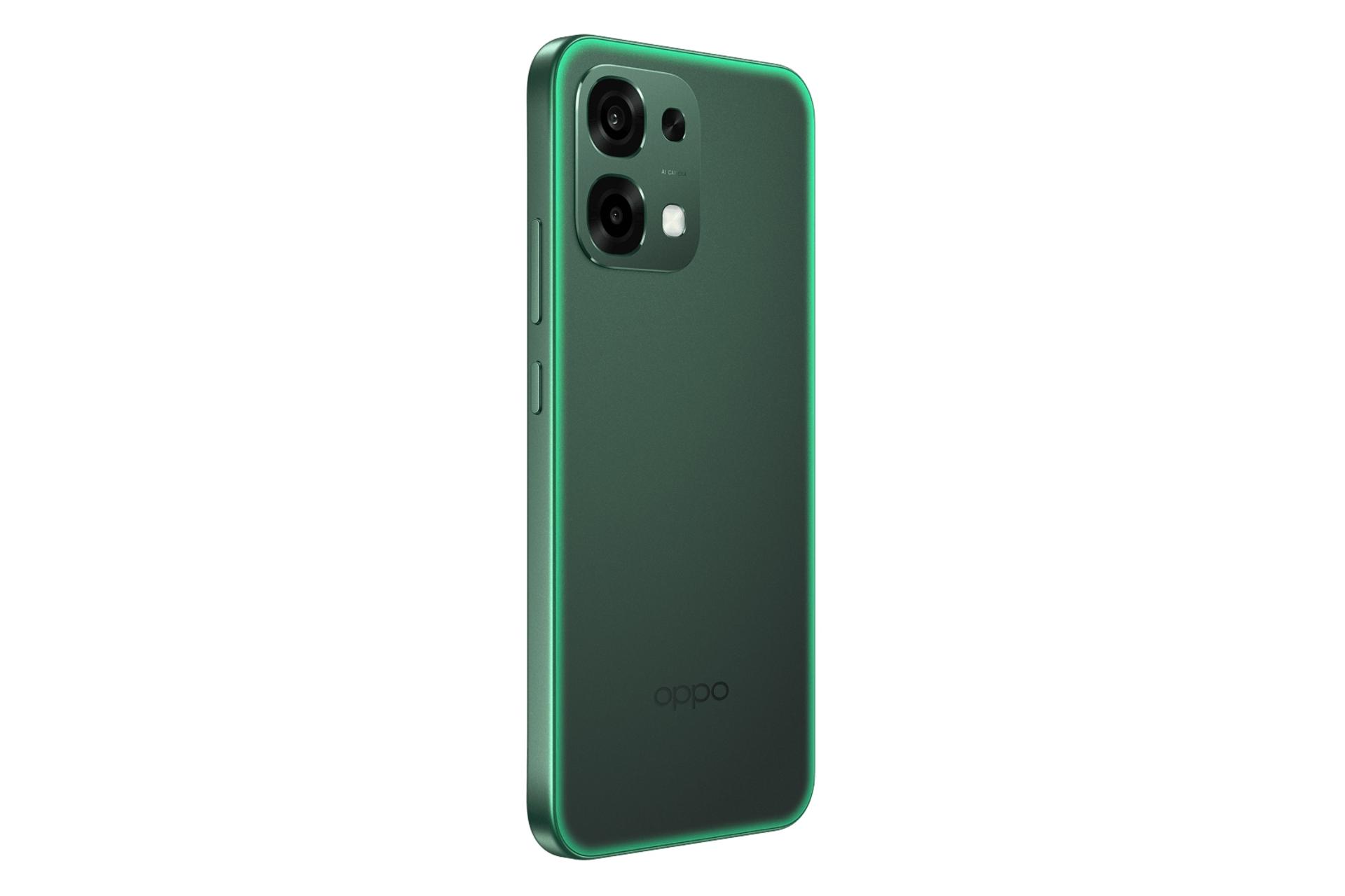 پنل پشت و چینش دوربین گوشی موبایل F33 اوپو سبز تیره / Oppo F33