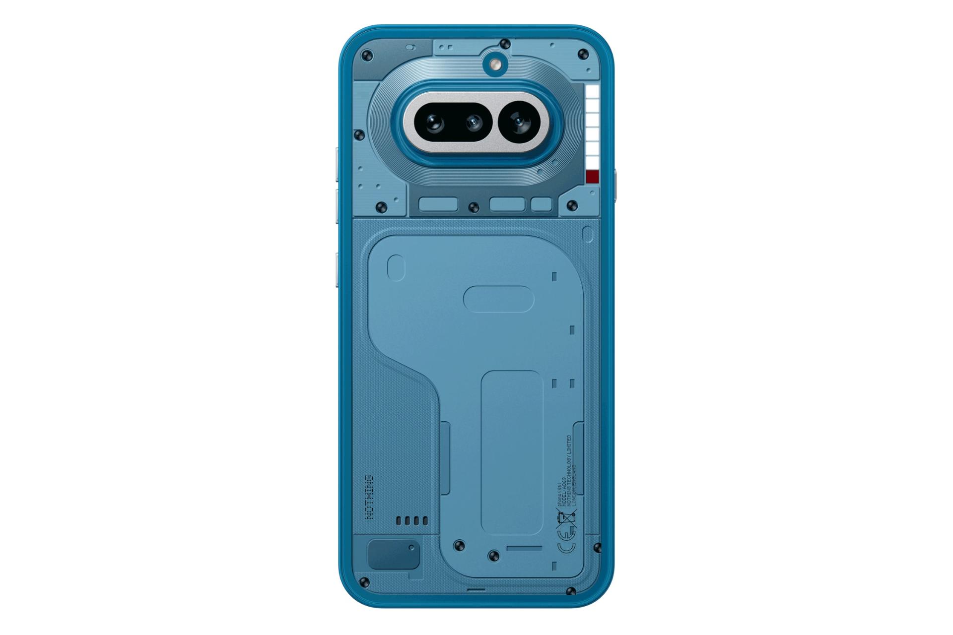پنل پشت و چینش دوربین گوشی موبایل ناتینگ فون 4a آبی / Nothing Phone 4a