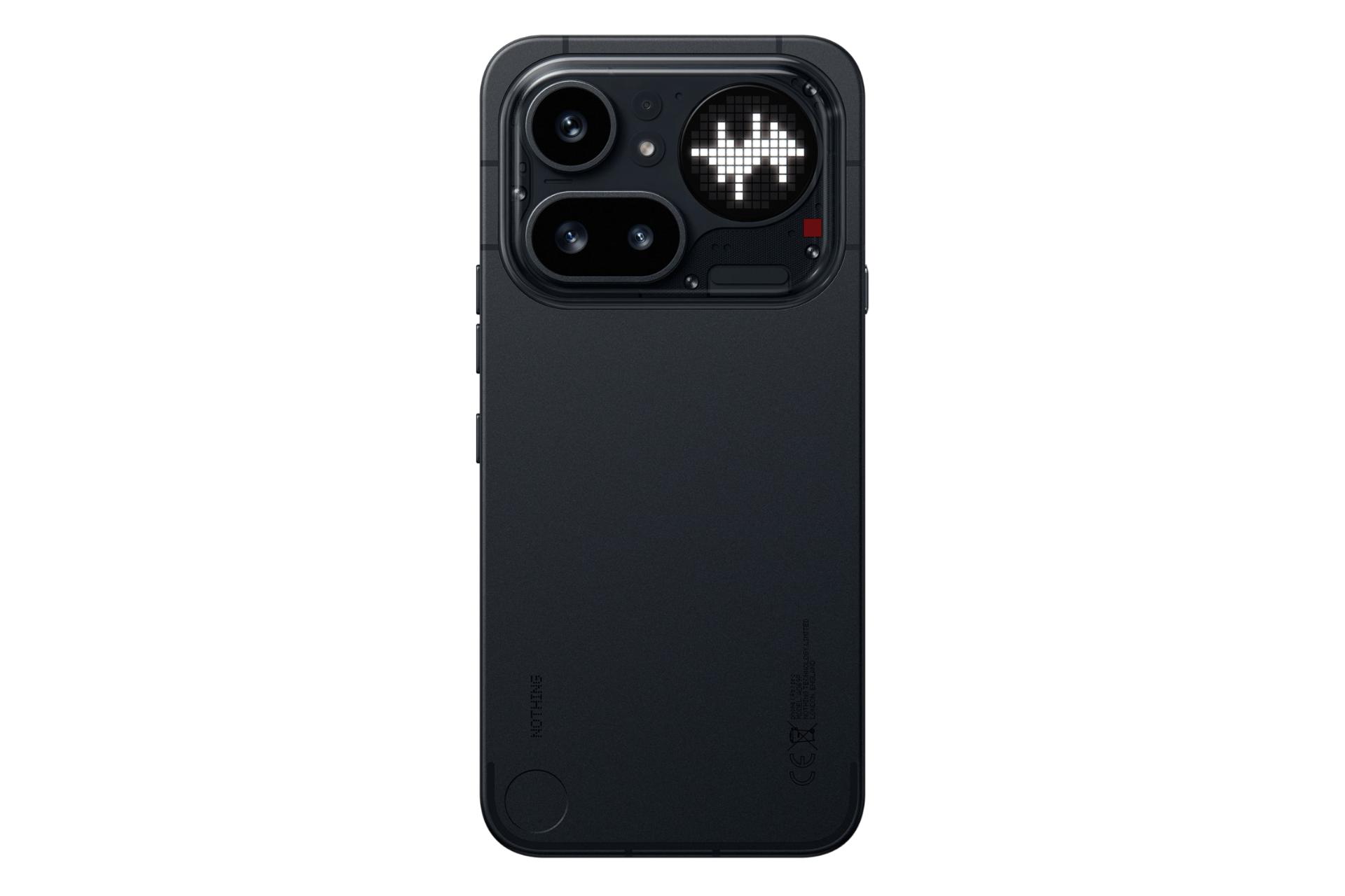 پنل پشت و چینش دوربین گوشی موبایل ناتینگ فون 4a پرو مشکی / Nothing Phone 4a Pro