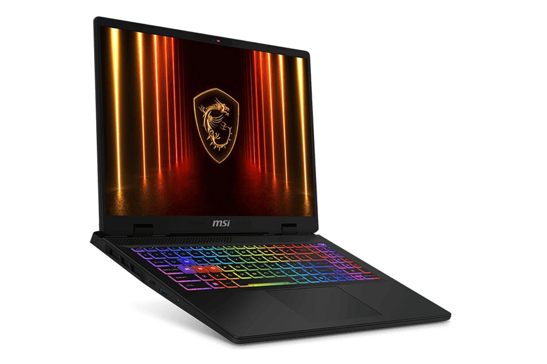 لپ تاپ ام اس آی MSI Crosshair 16 HX AI D2XW نمای چپ
