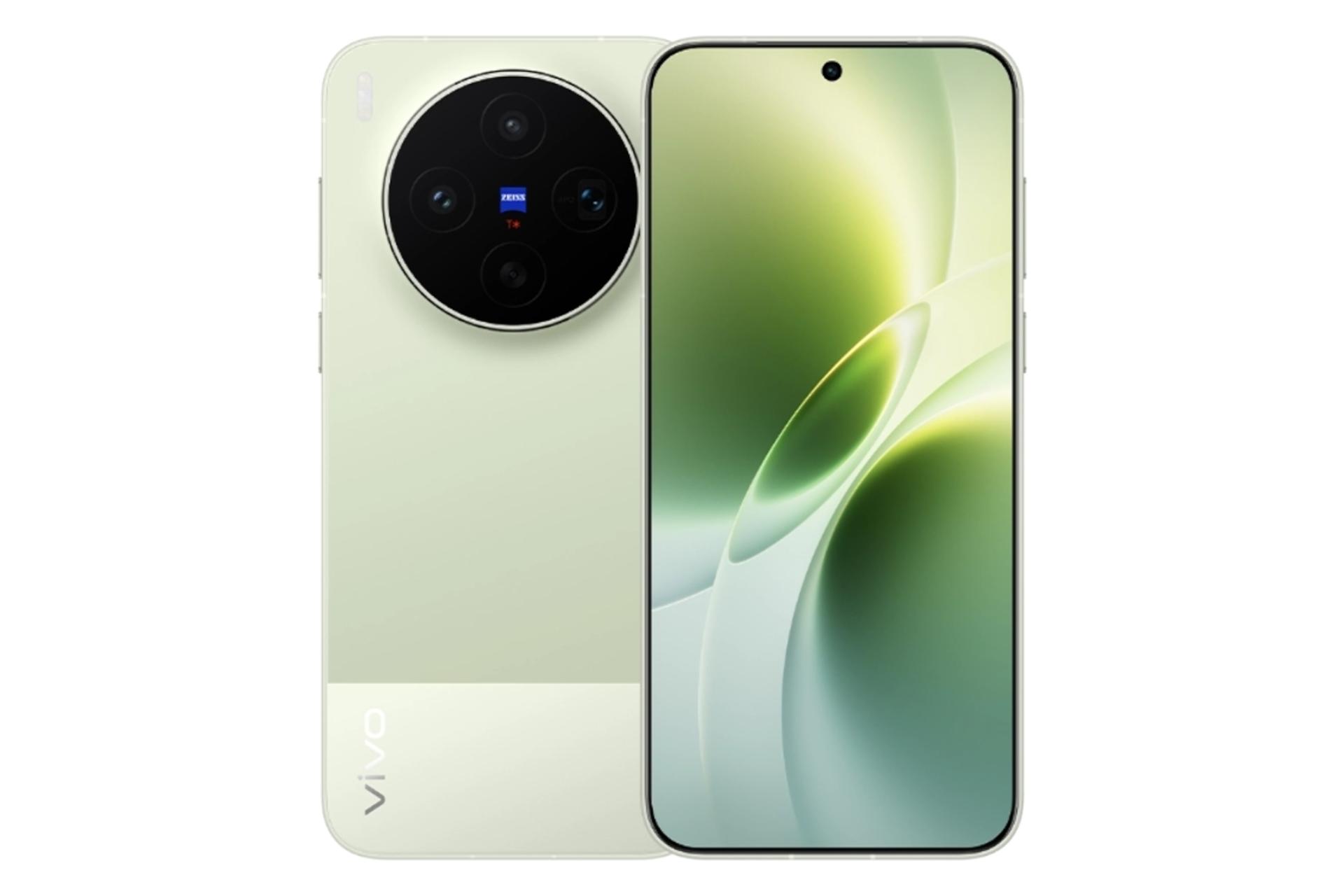 پنل جلو و پشت گوشی موبایل X300s ویوو سبز / vivo X300s
