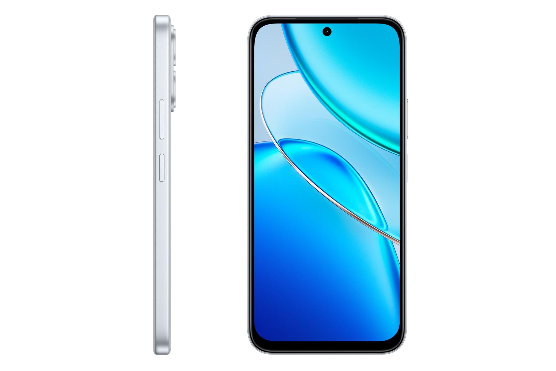 پنل جلو و فریم گوشی موبایل T5x ویوو نقره ای / vivo T5x