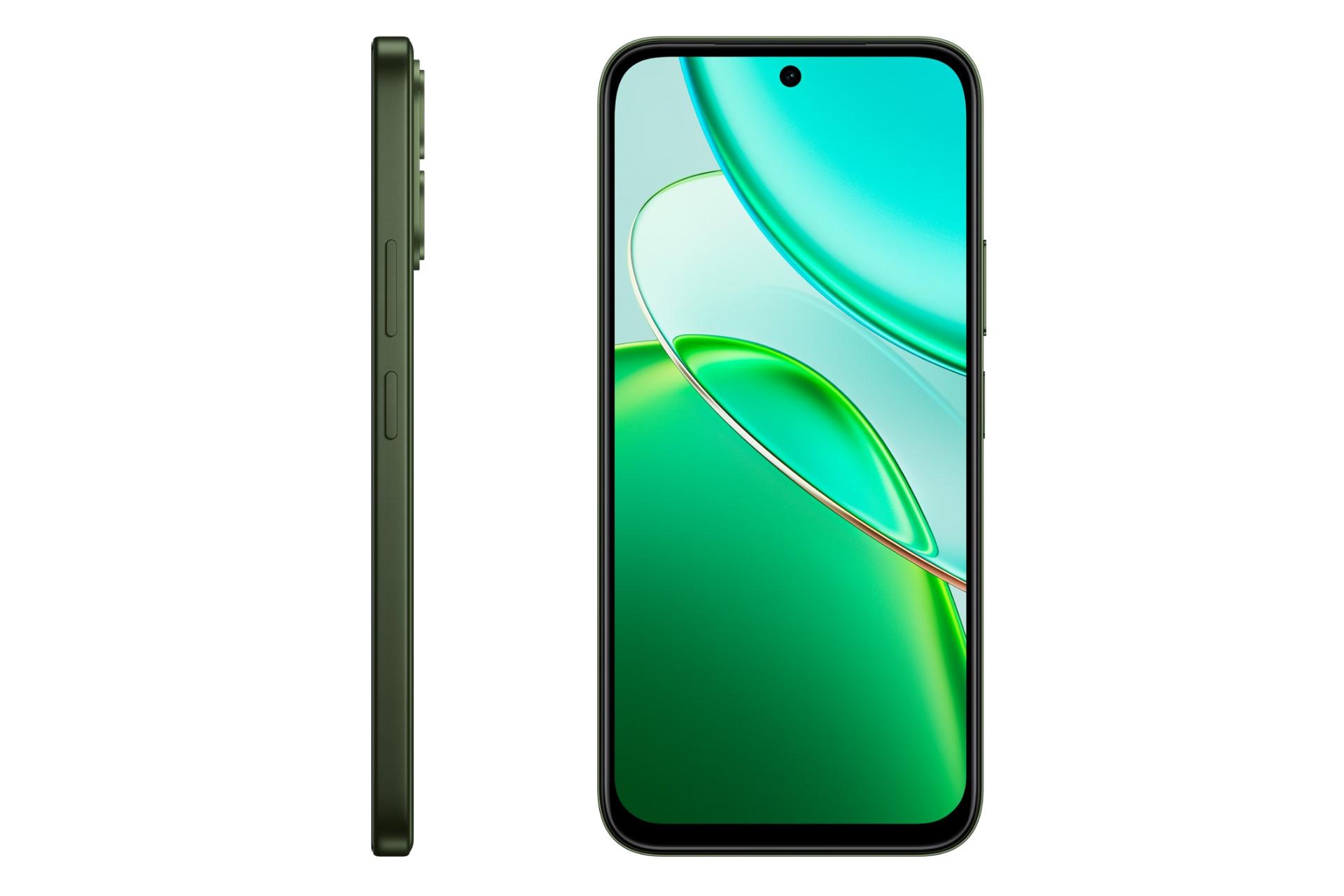 پنل جلو و فریم گوشی موبایل T5x ویوو سبز تیره / vivo T5x