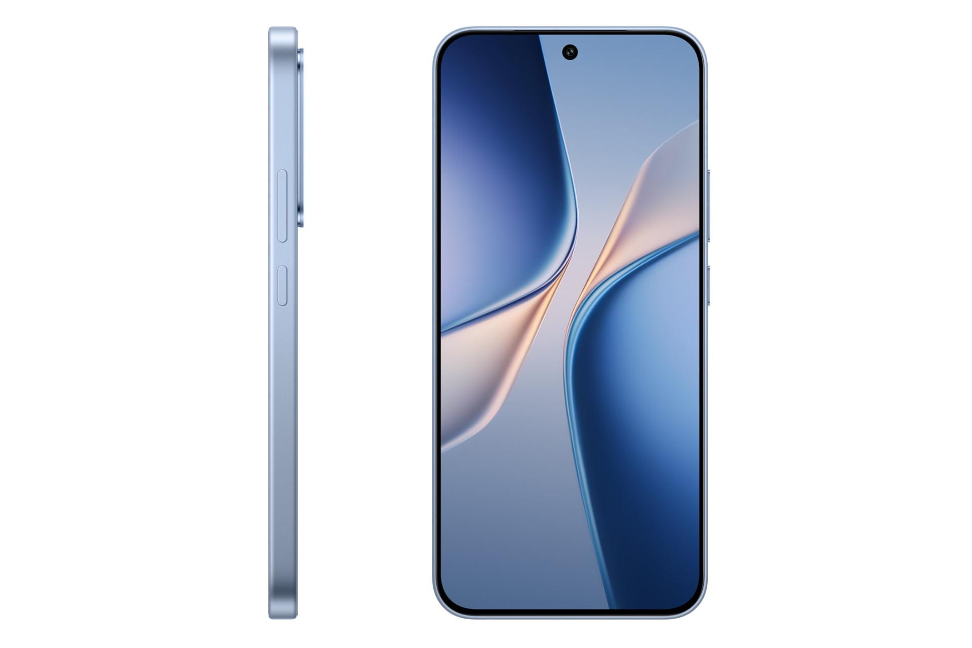 پنل جلو و فریم گوشی موبایل T5 پرو ویوو آبی روشن / vivo T5 Pro
