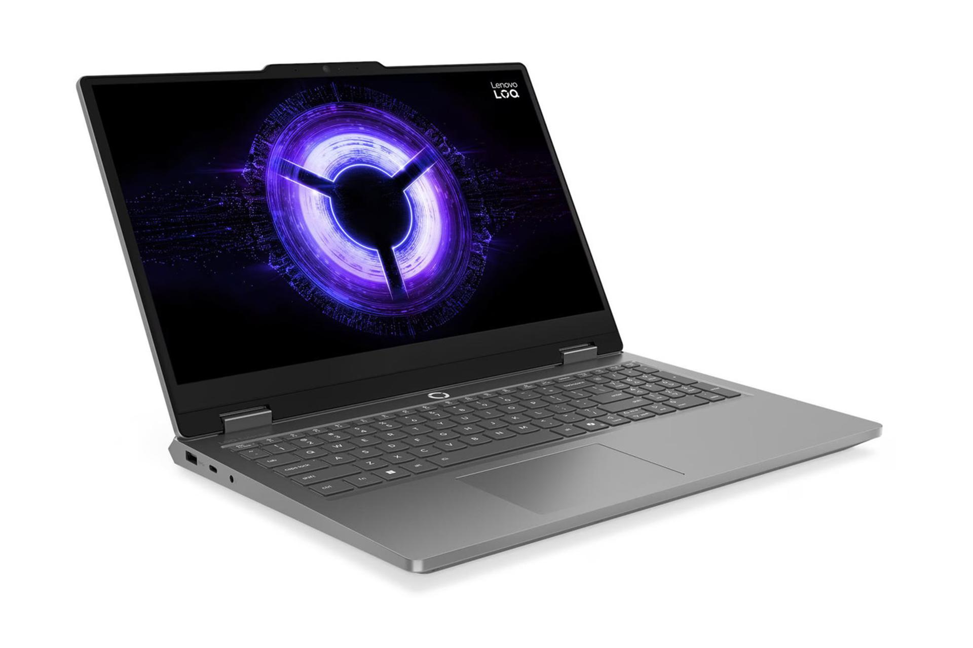 لپ تاپ لنوو Lenovo LOQ Essential 15IRX11 نمای جلو و چپ